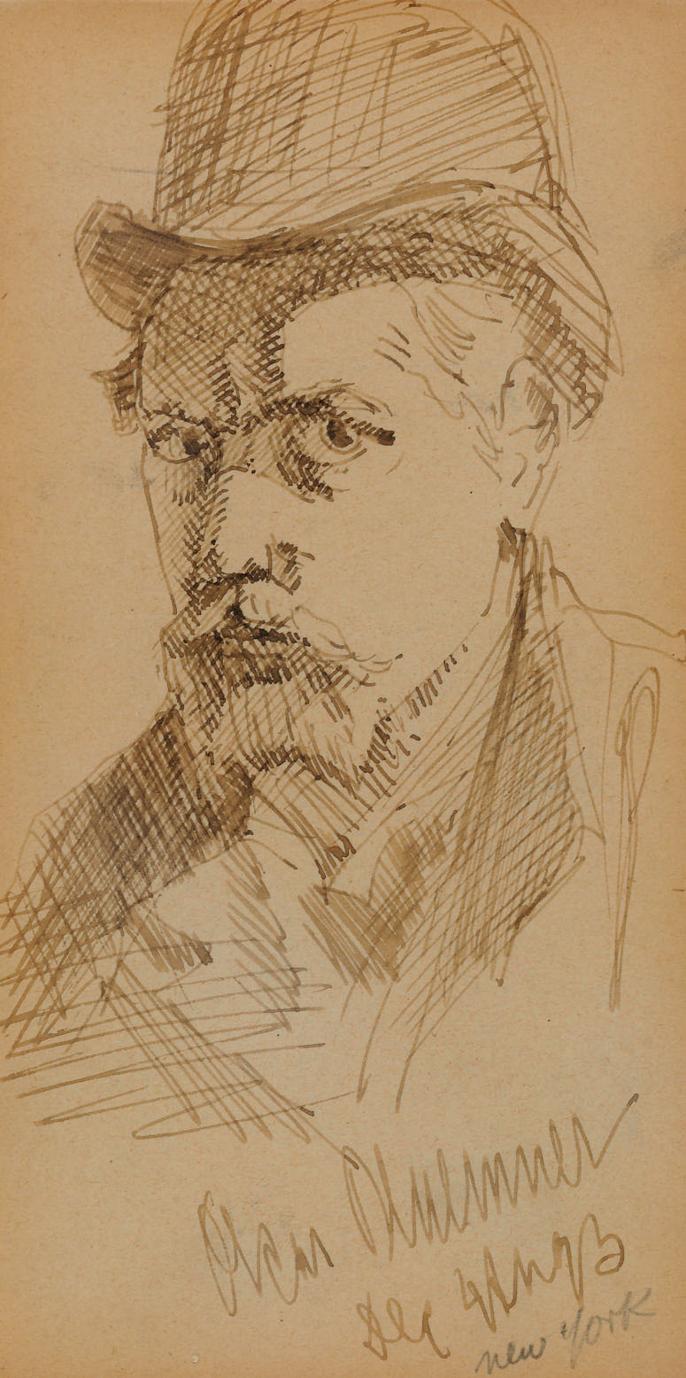 Oscar Florianus Bluemner — Автопортрет