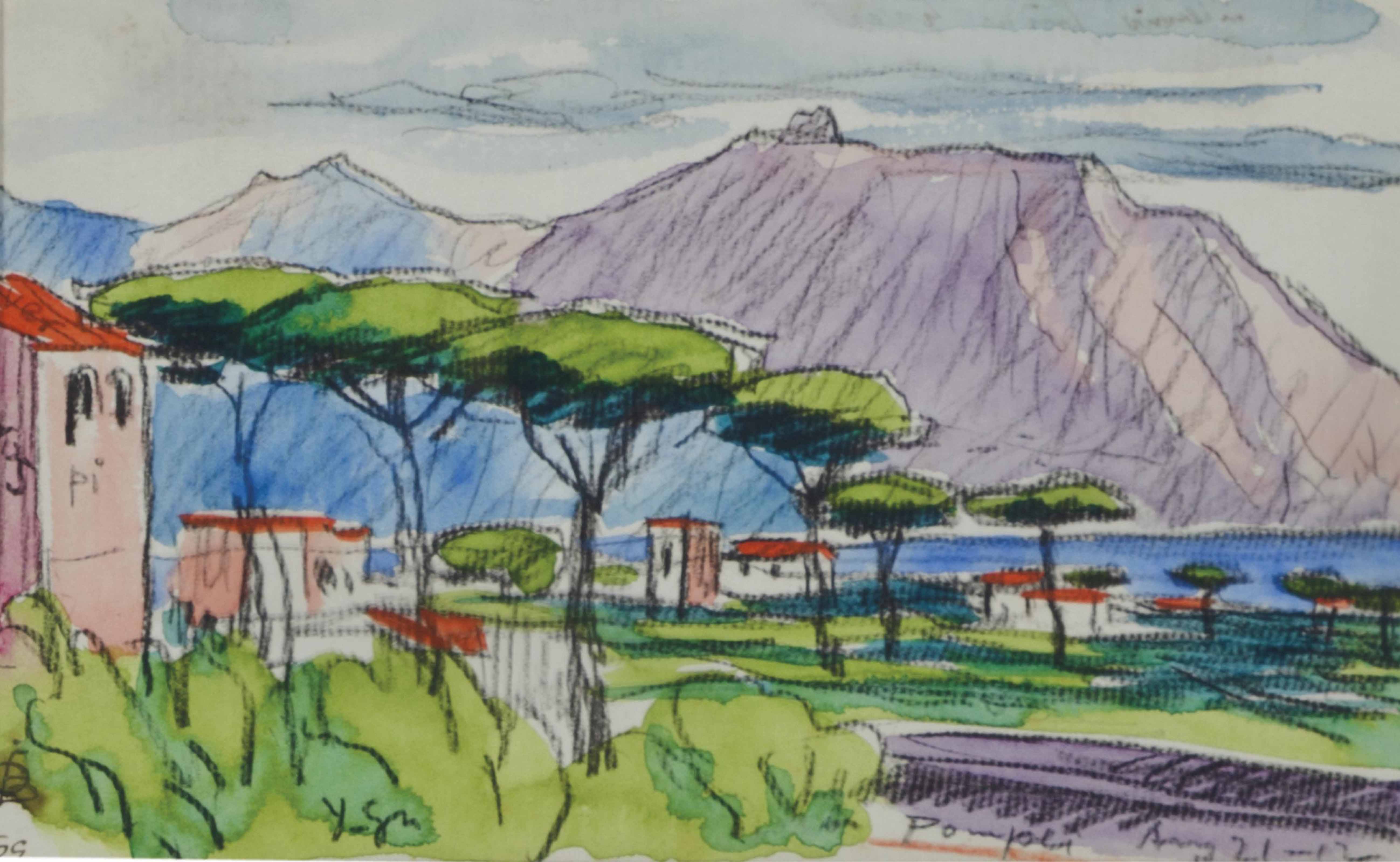 Oscar Florianus Bluemner — Помпеи