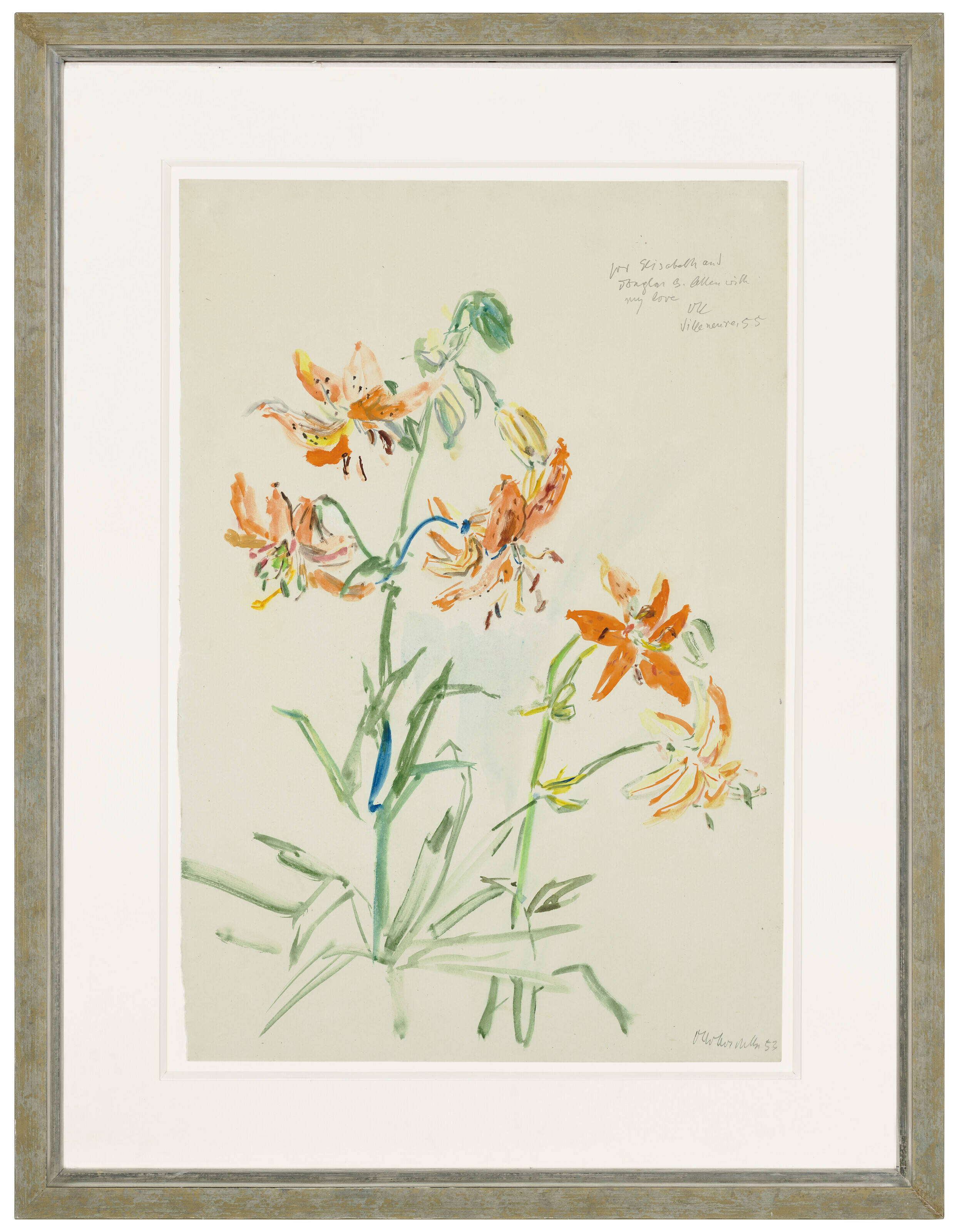 Oskar Kokoschka — Тигровая лилия, изображение 2