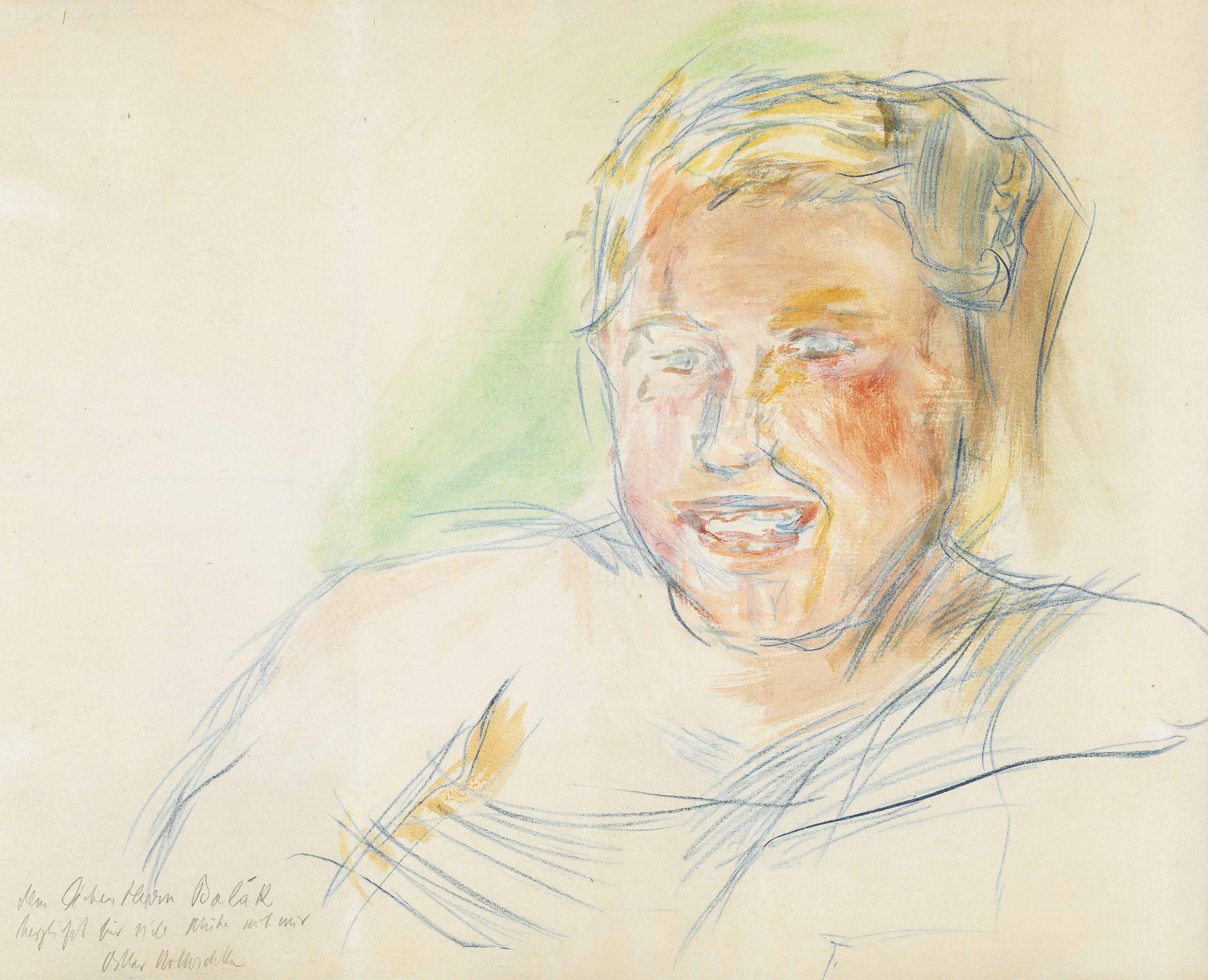 Oskar Kokoschka — Фрауэнпортрет