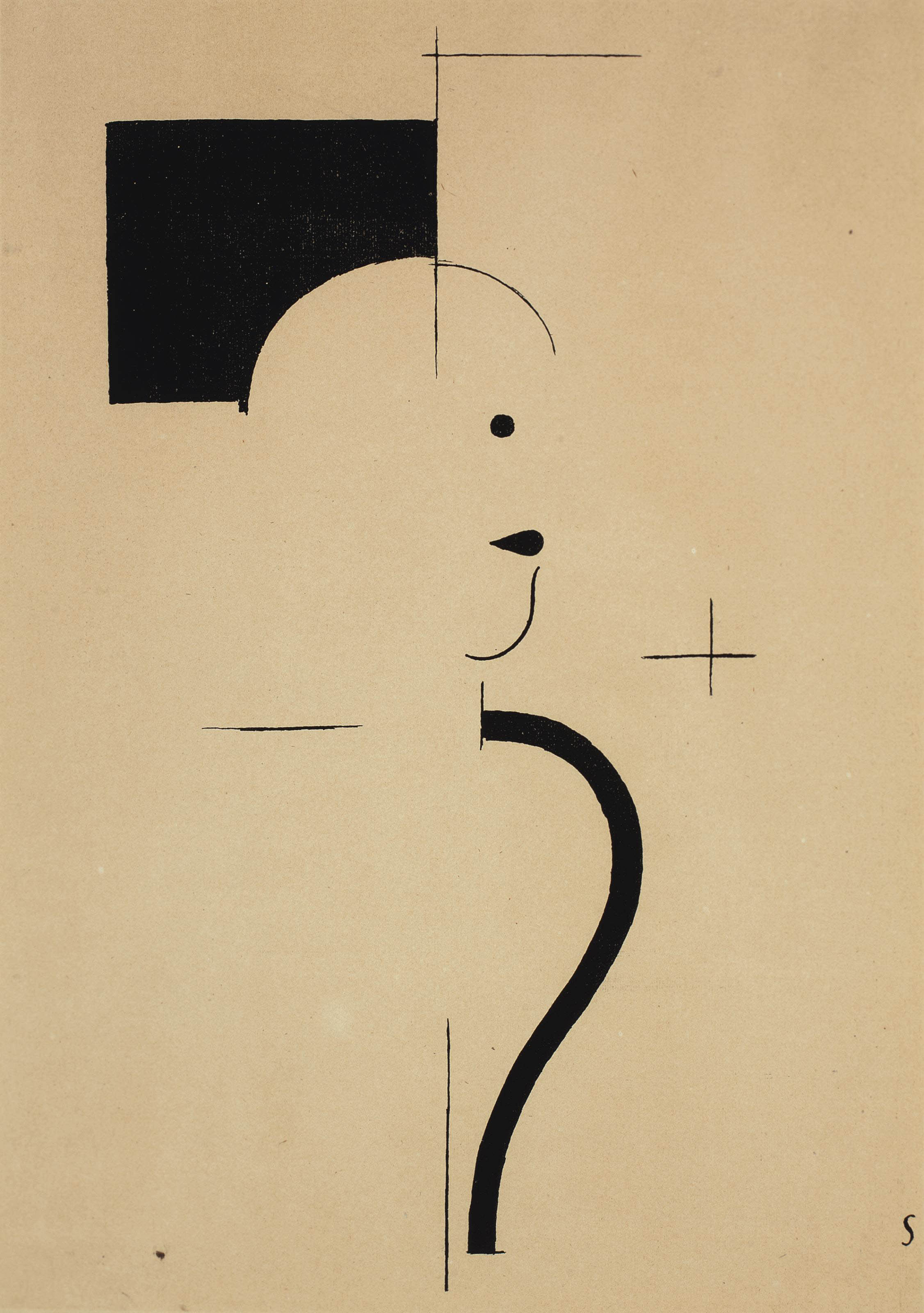 Oskar Schlemmer — Фигура "Наши речки" (Grohmann GL3)