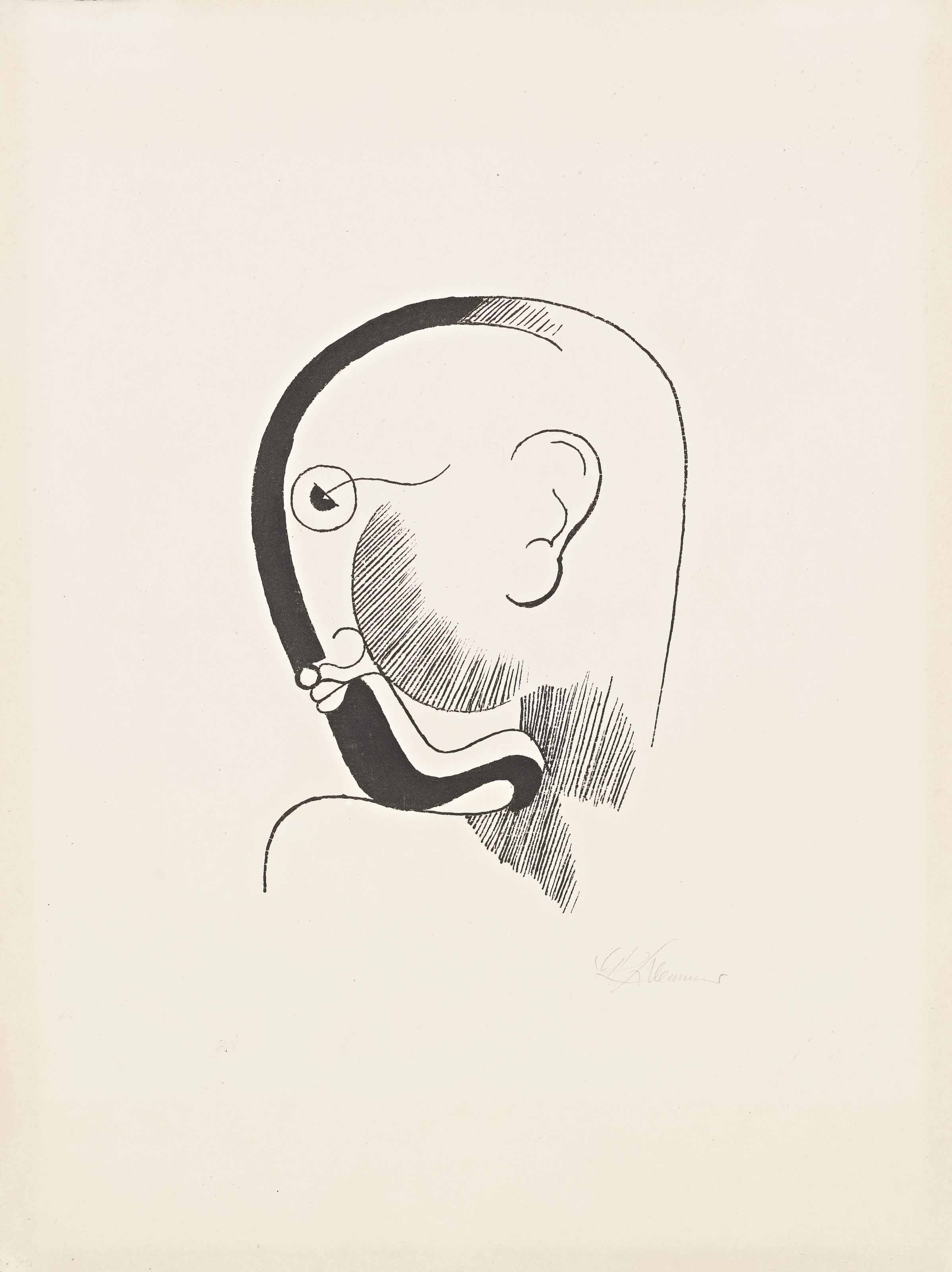 Oskar Schlemmer — Копф им. Профиля, Массачусетский технологический институт Шварцер Контур (Grohman GL6)
