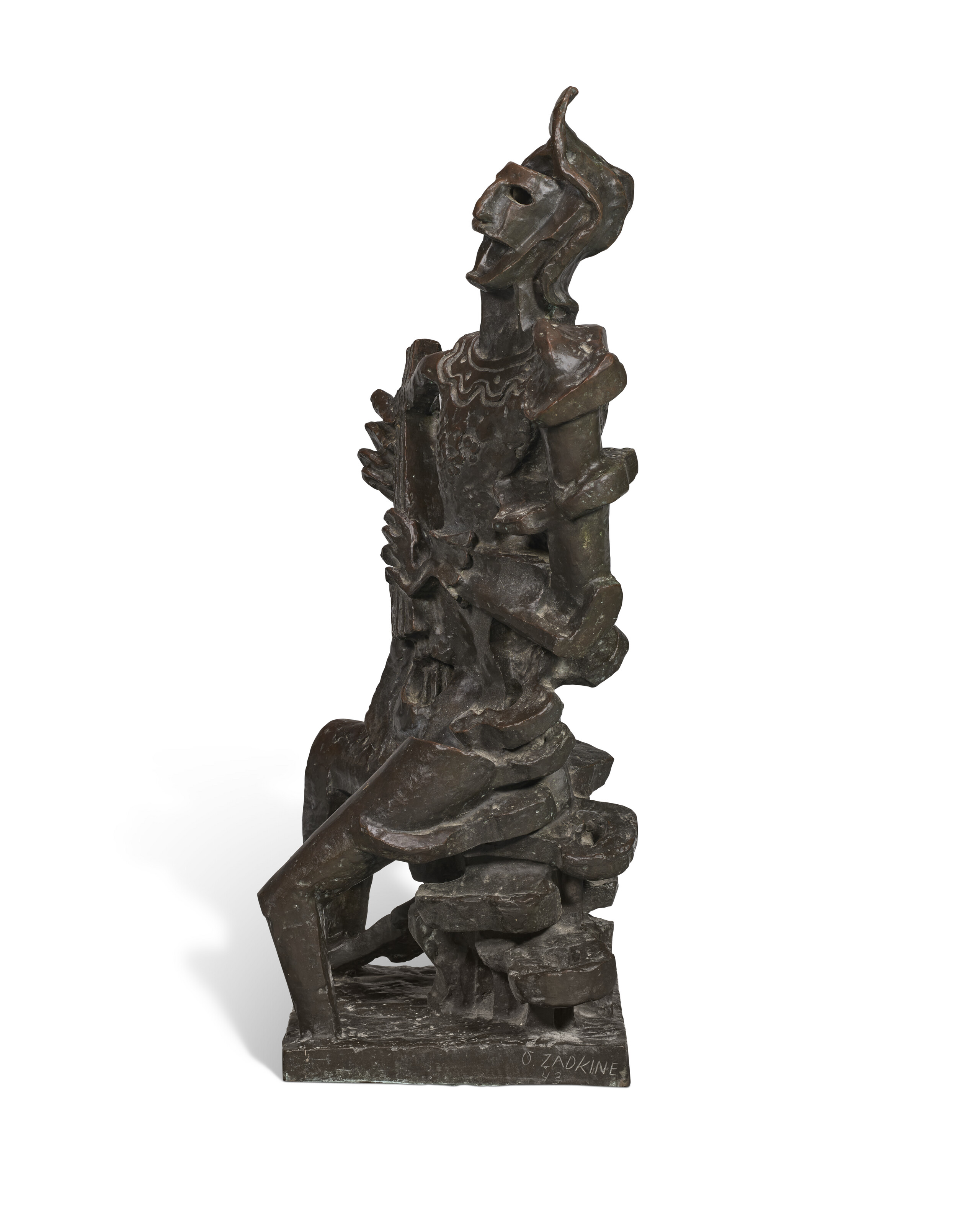 Ossip Zadkine — Бросок арлекина, изображение 4