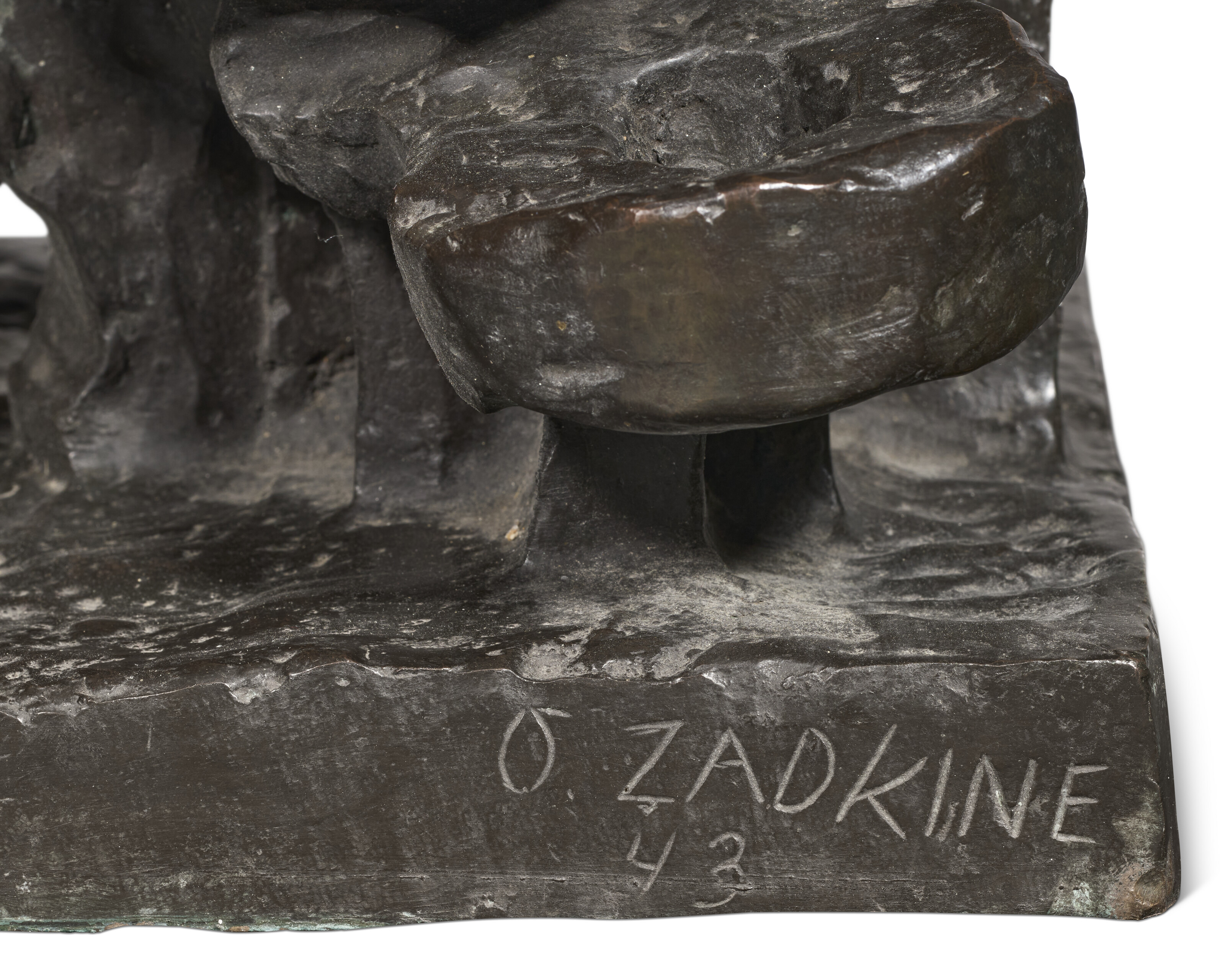 Ossip Zadkine — Бросок арлекина, изображение 6