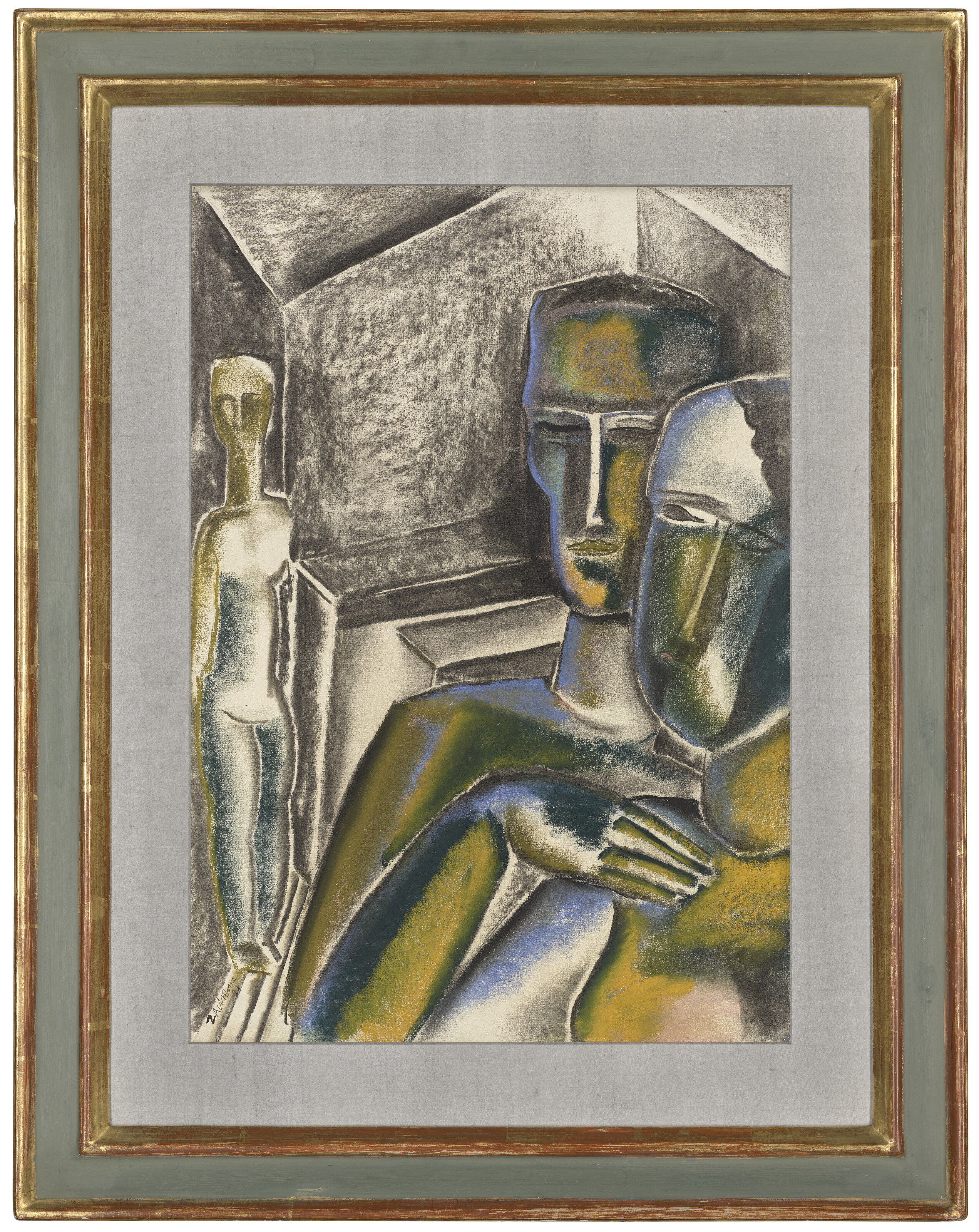 Ossip Zadkine — Фигуры троицы, изображение 2