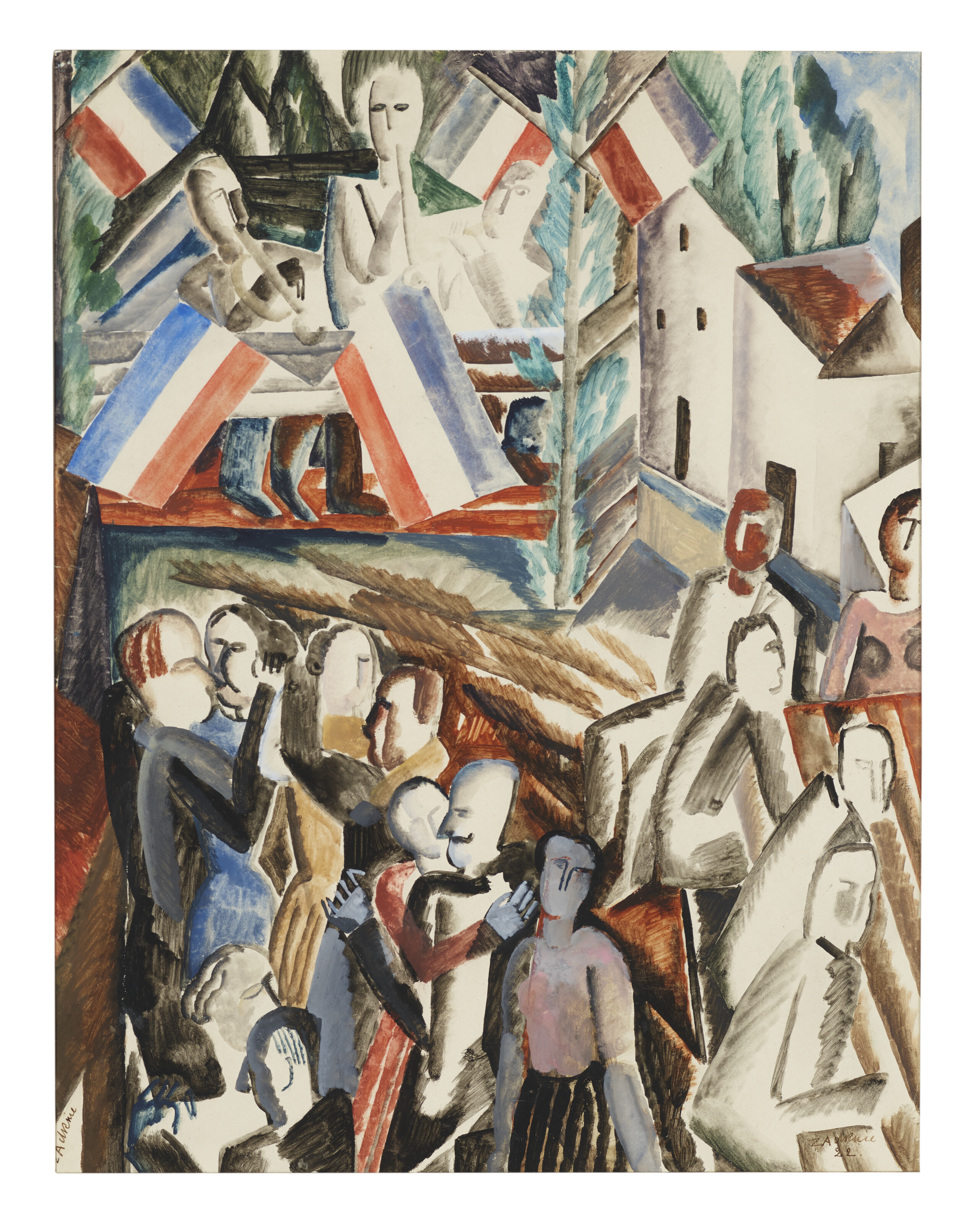 Ossip Zadkine — Бал на 14 июля, изображение 2