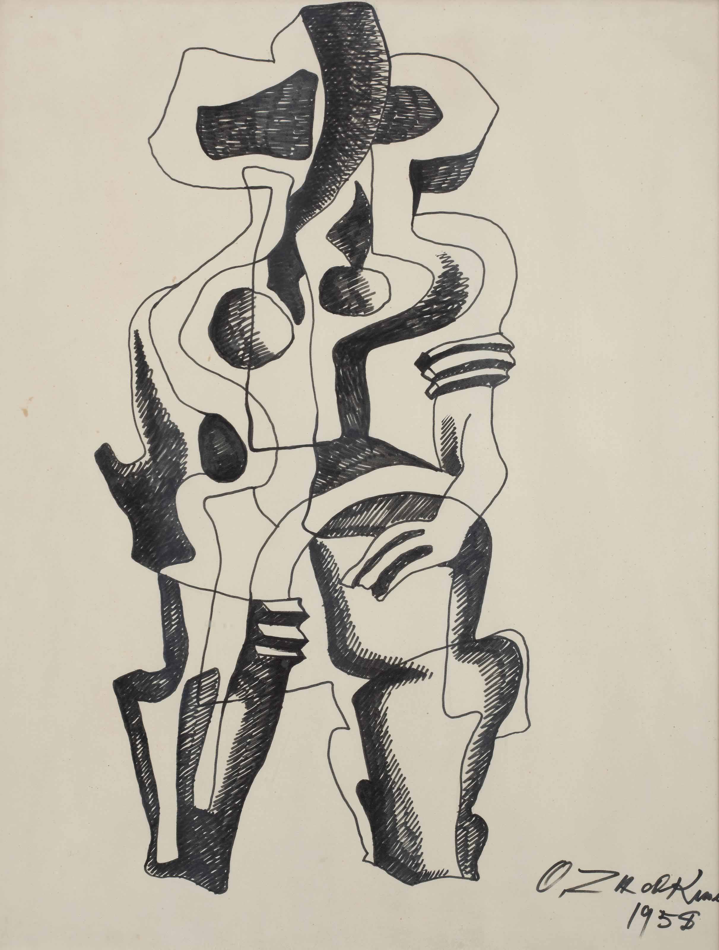 Ossip Zadkine — Без названия