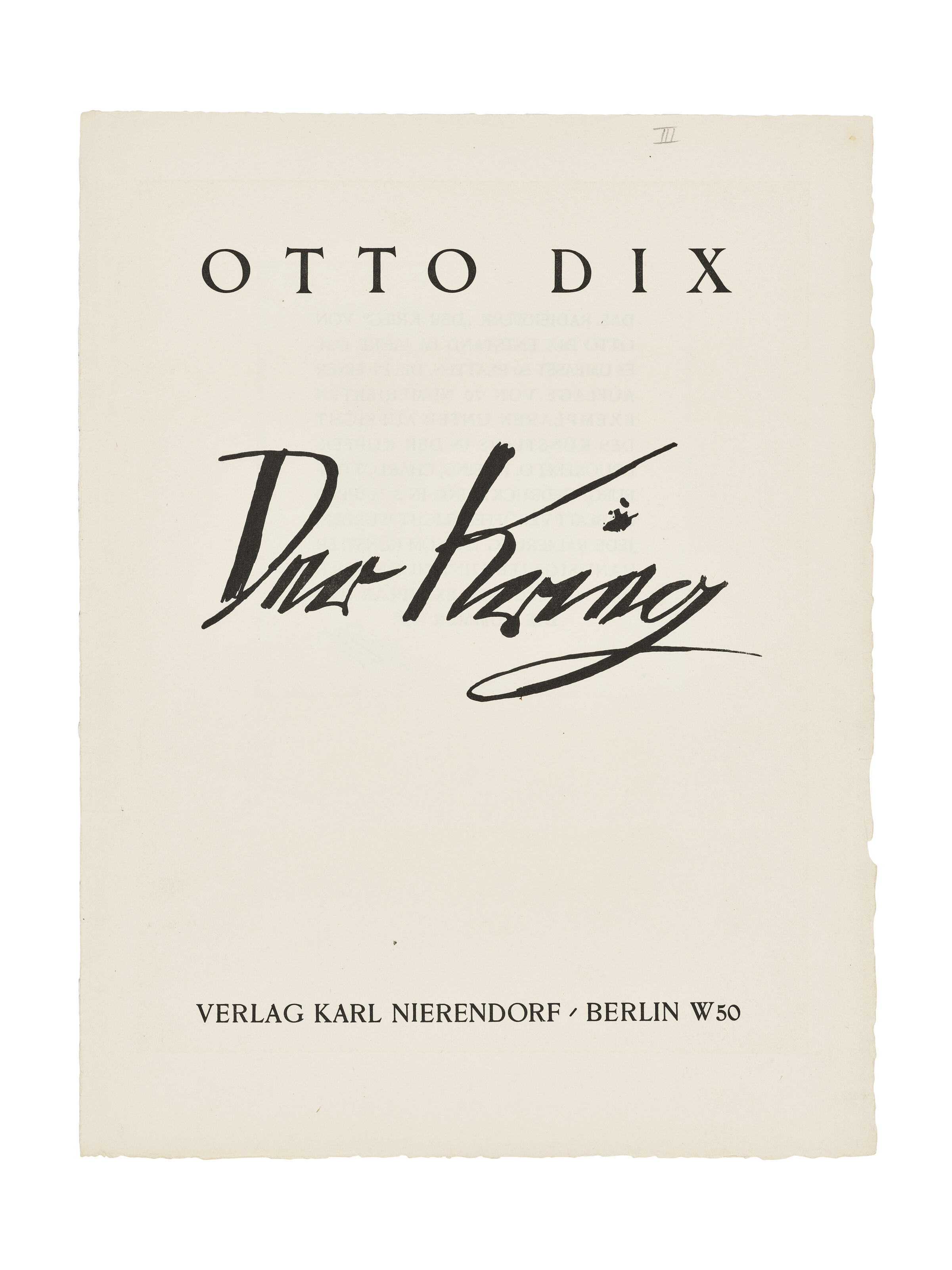 Otto Dix — Дер Криг, изображение 2