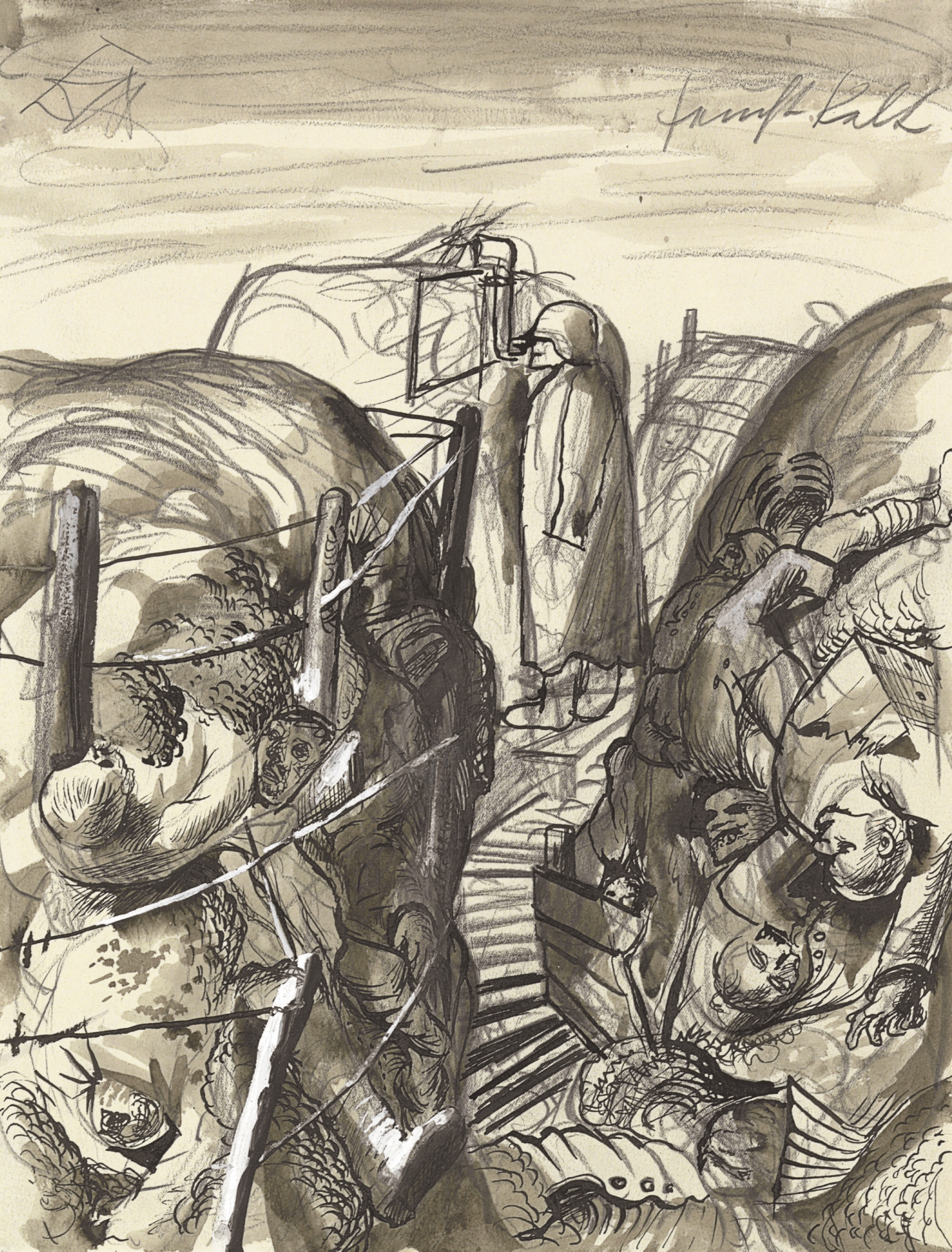 Otto Dix — Почта, фойхт-кальт, учеба для Der Krieg
