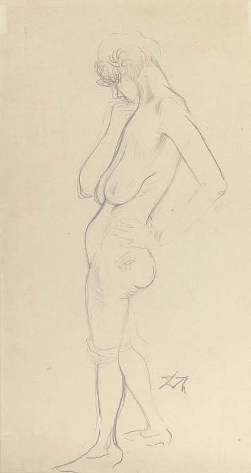 Otto Dix — Эрна, я, стехенд, помощник отца.