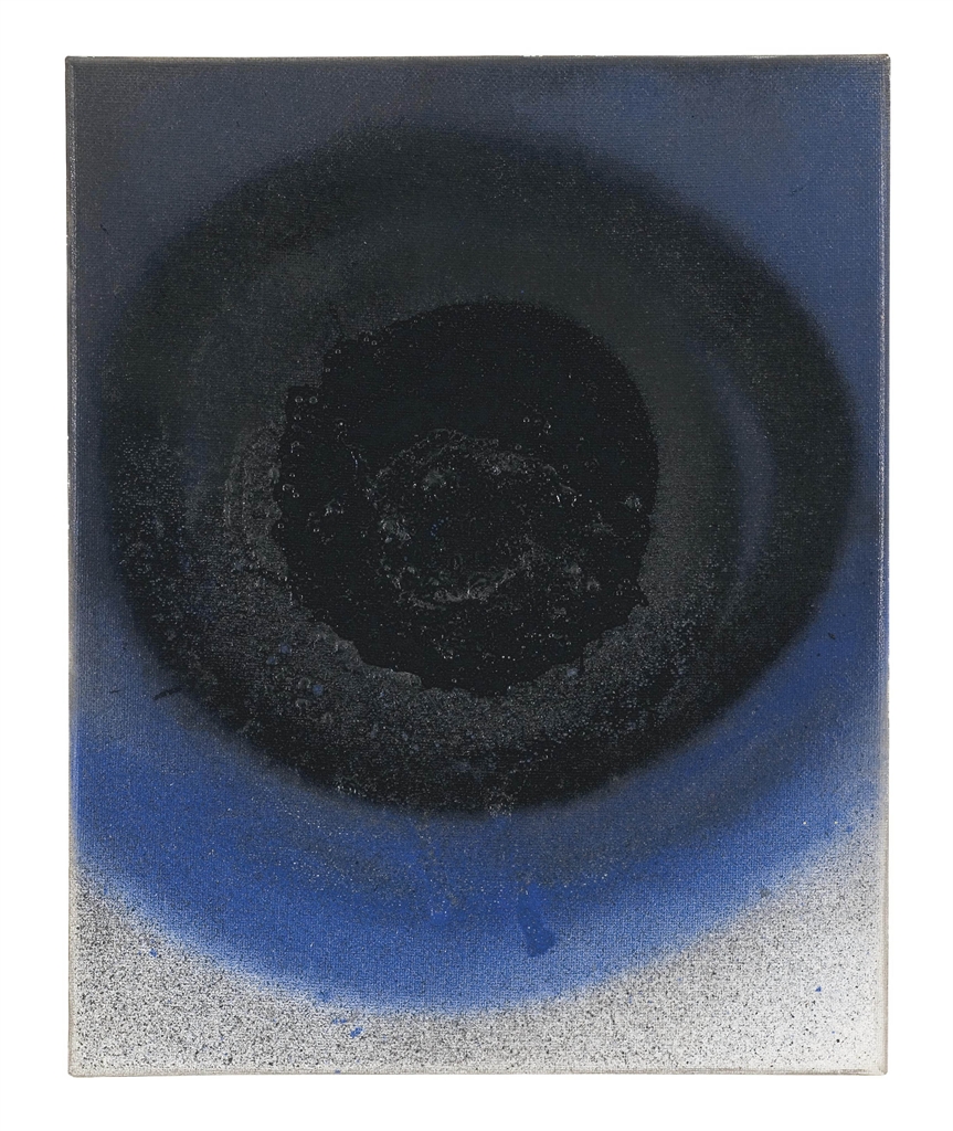 Otto Piene — Черный и синий