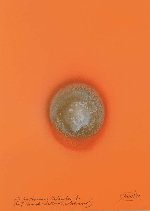 Otto Piene — Оранжевая фейергуаш