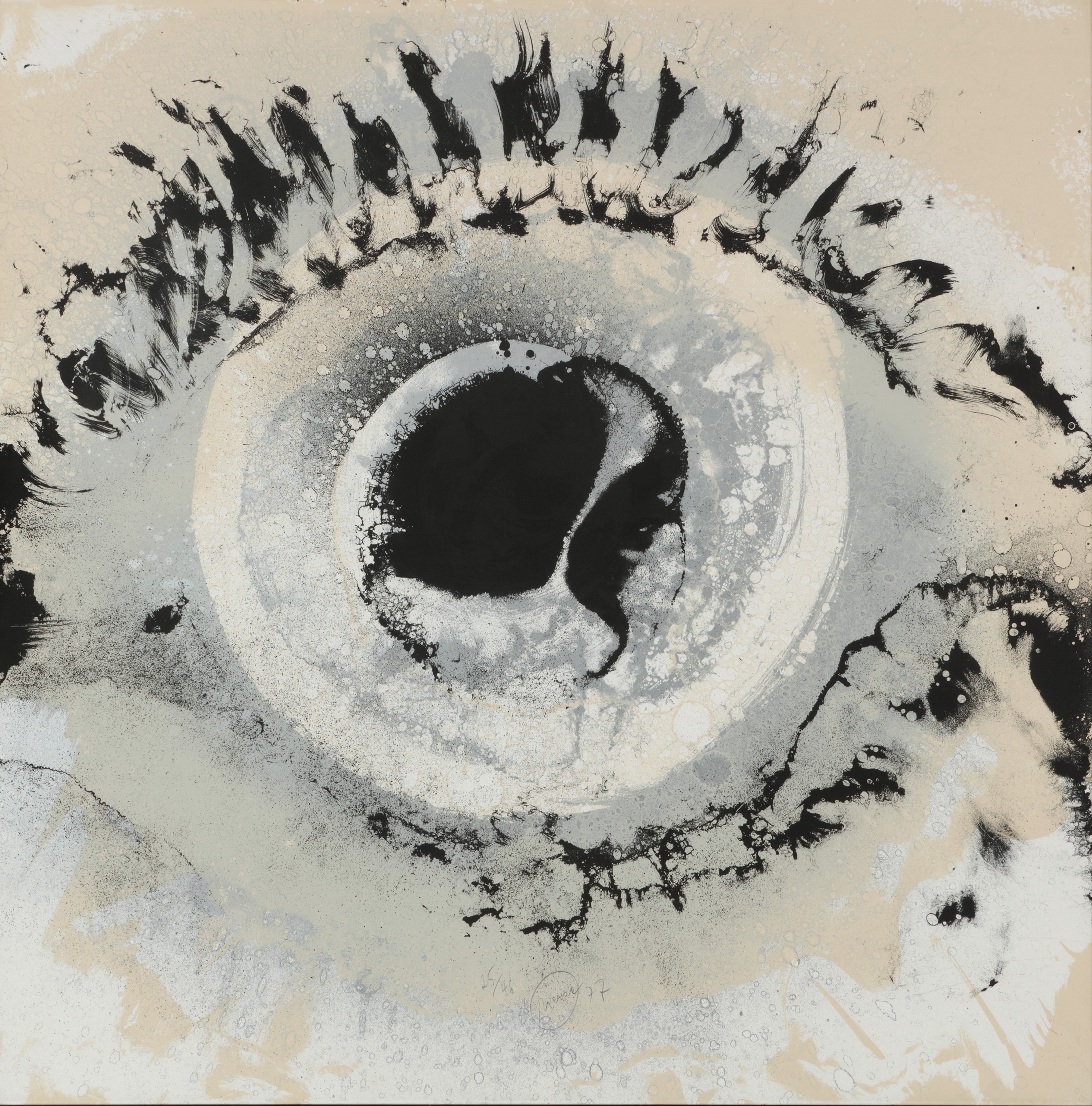 Otto Piene — Серебряный глаз серебристый