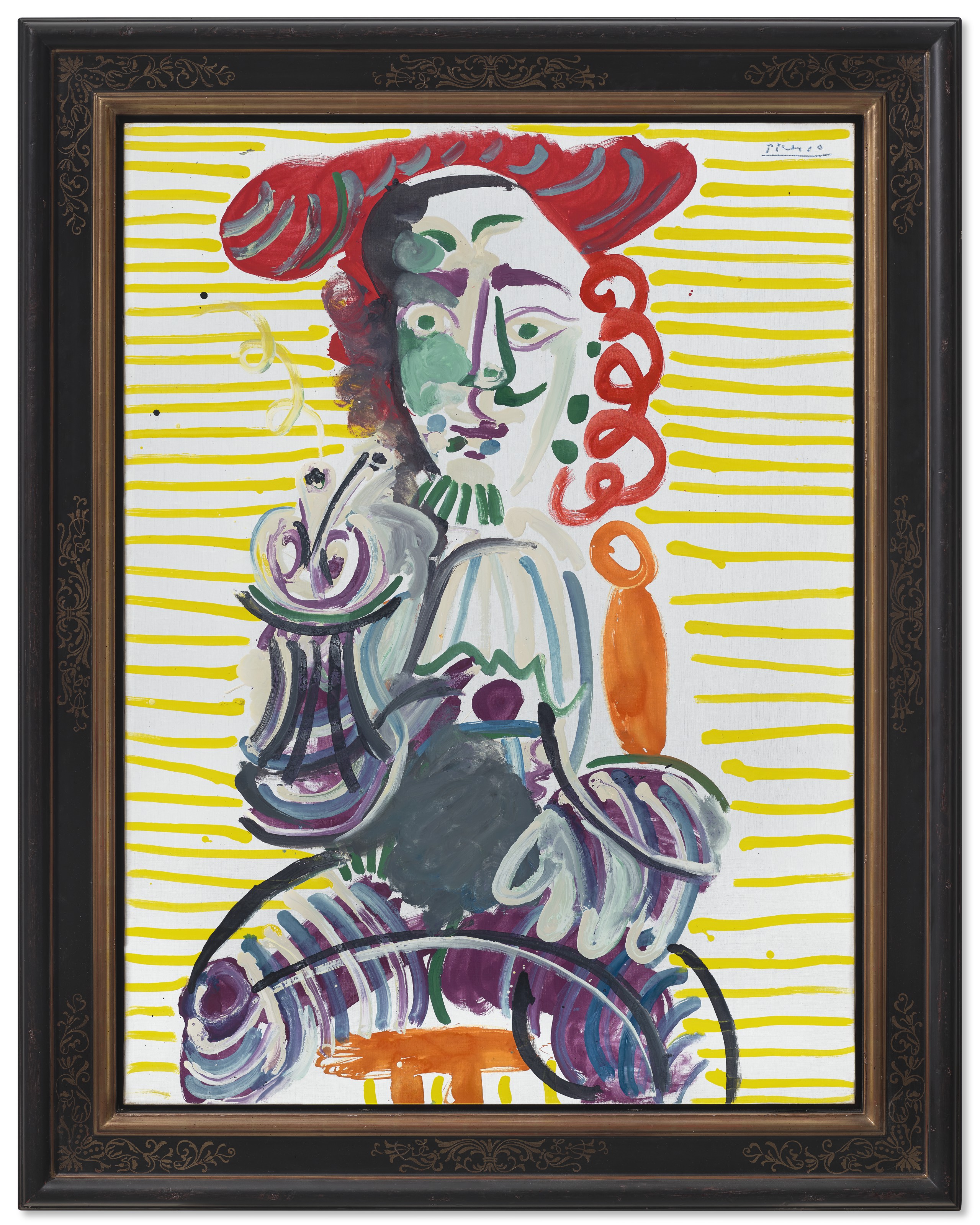 Pablo Picasso — Мужчина с трубкой в руках, изображение 2