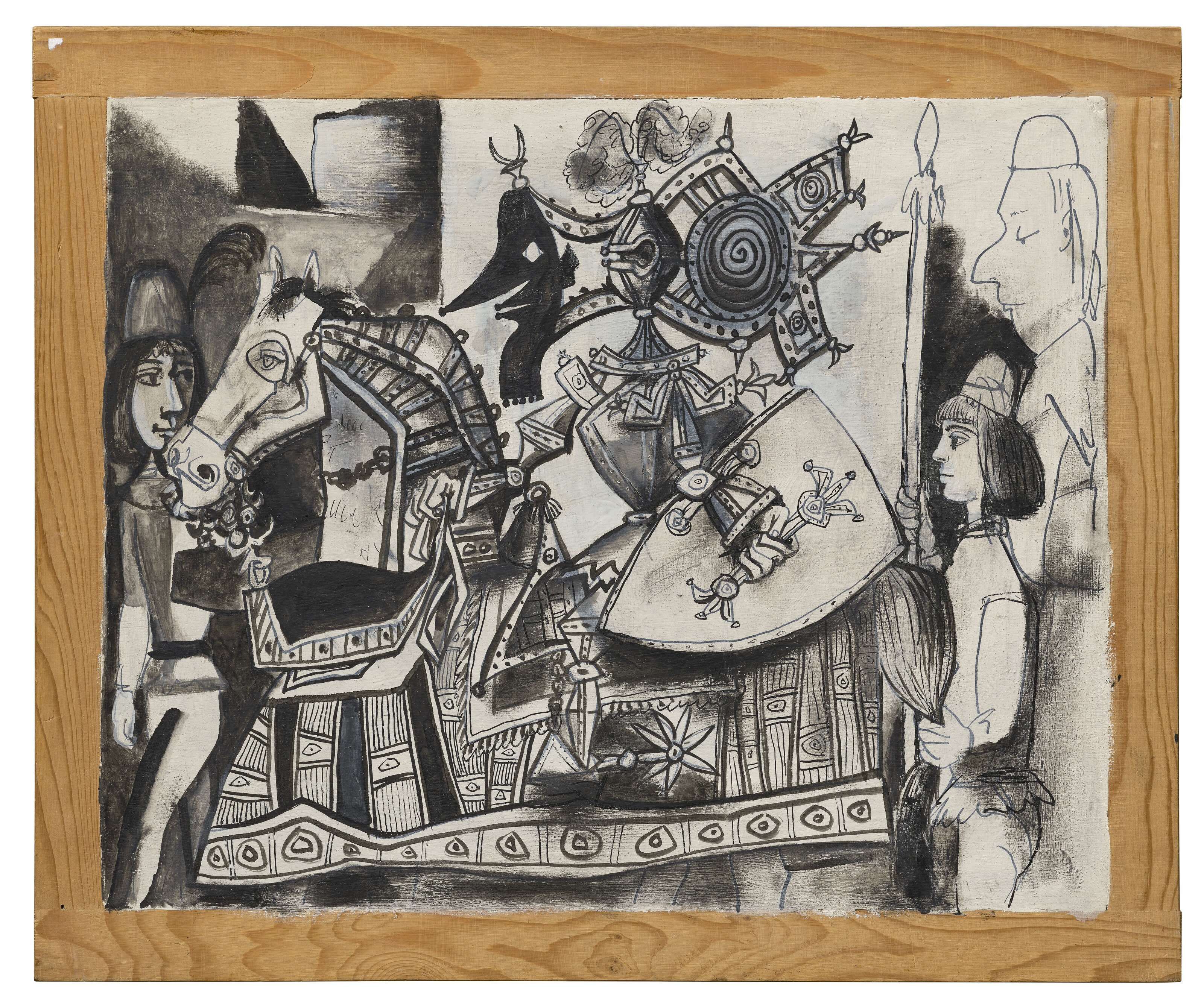 Pablo Picasso — Шевалье, пажи и мойны, изображение 4