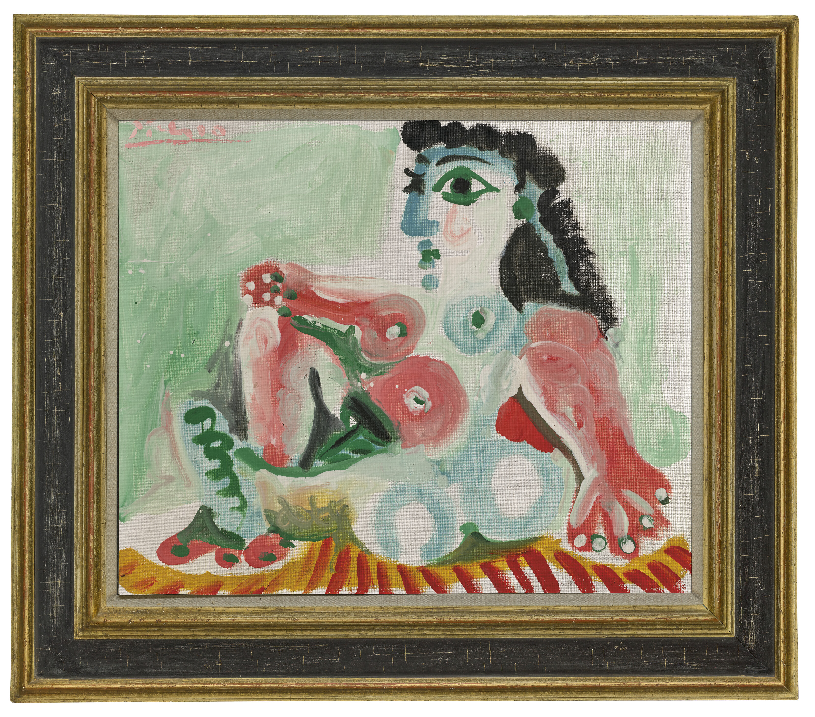 Pablo Picasso — Nu Ассис сюр цапиш ООН Рэй é, изображение 2