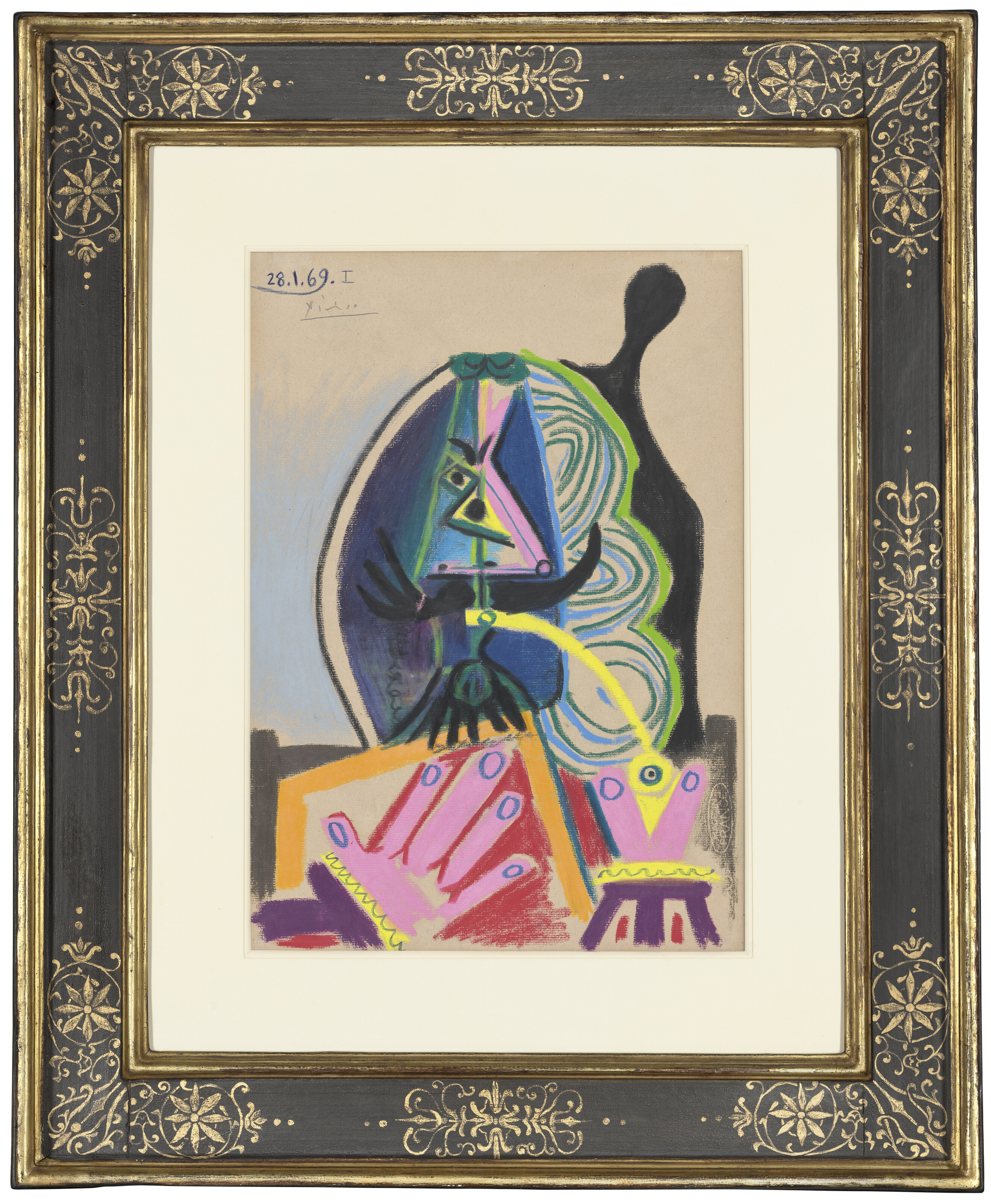 Pablo Picasso — Бюст человека с трубкой, изображение 2