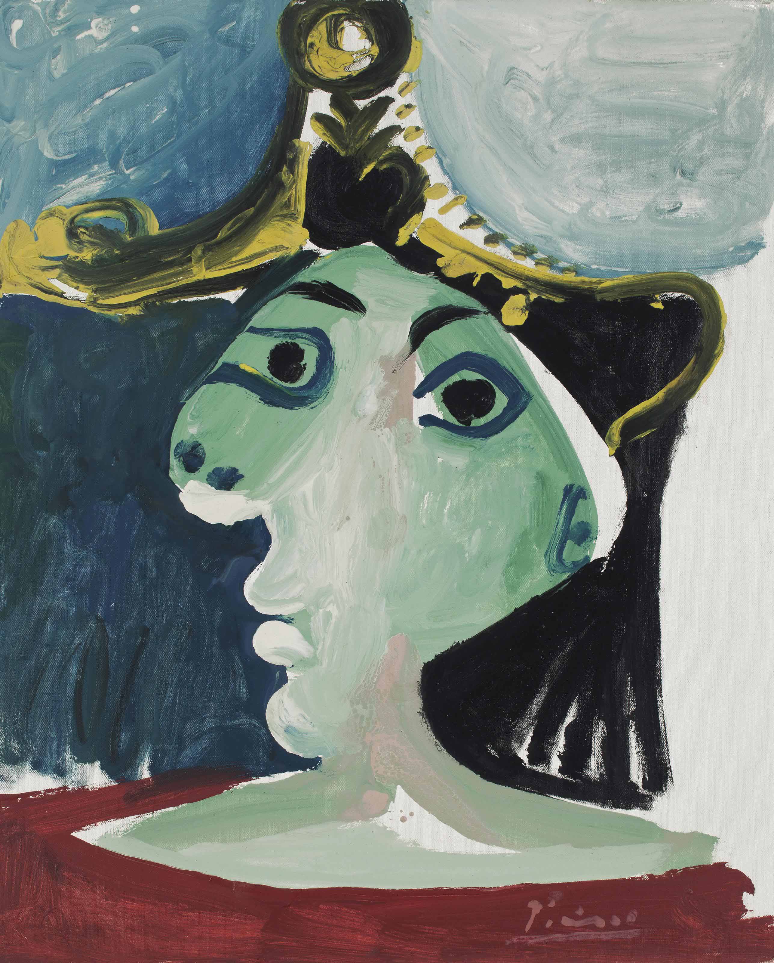Pablo Picasso — Тет-а-тет с женщиной во главе