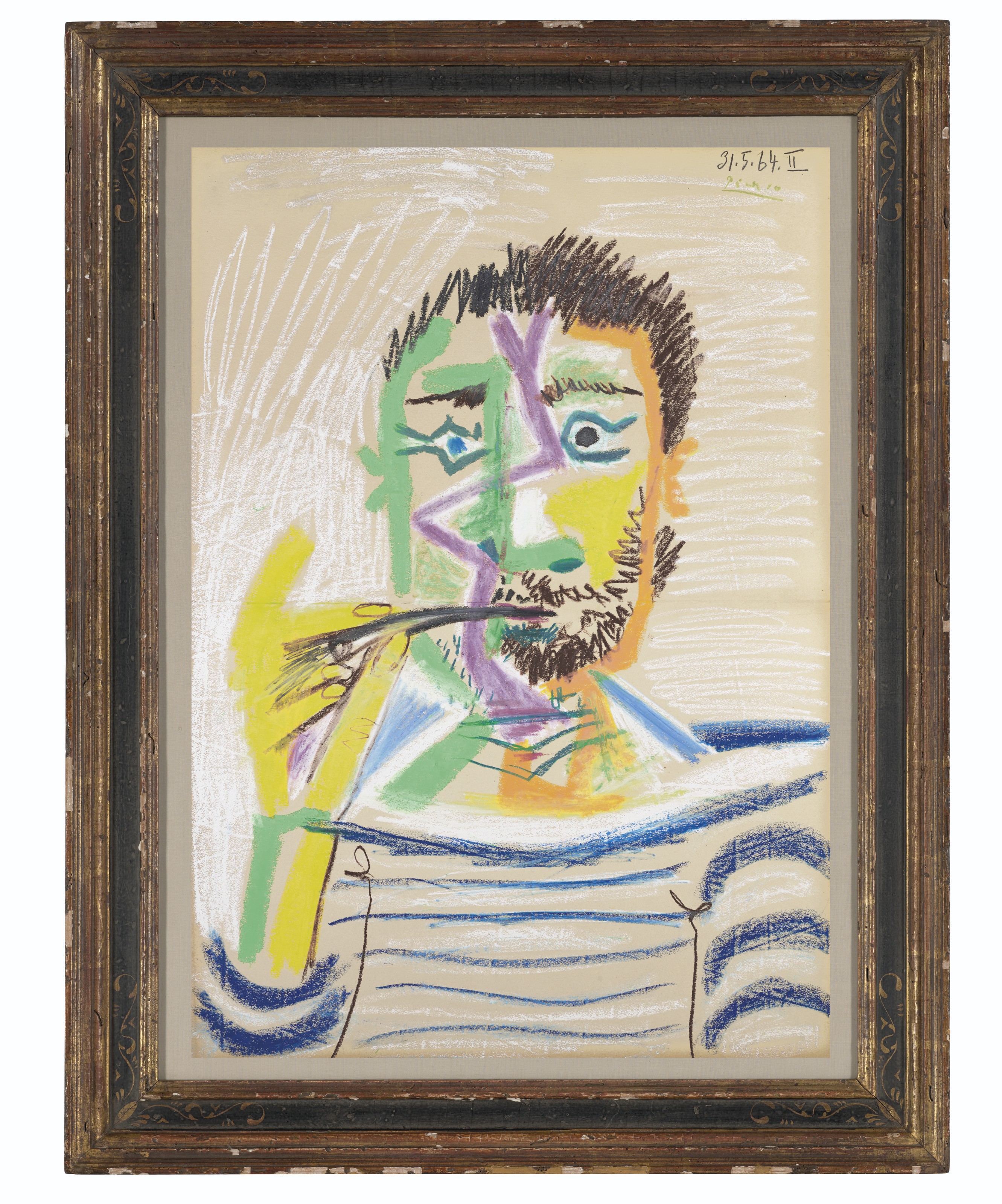 Pablo Picasso — Бюст человека с сигаретой, изображение 2