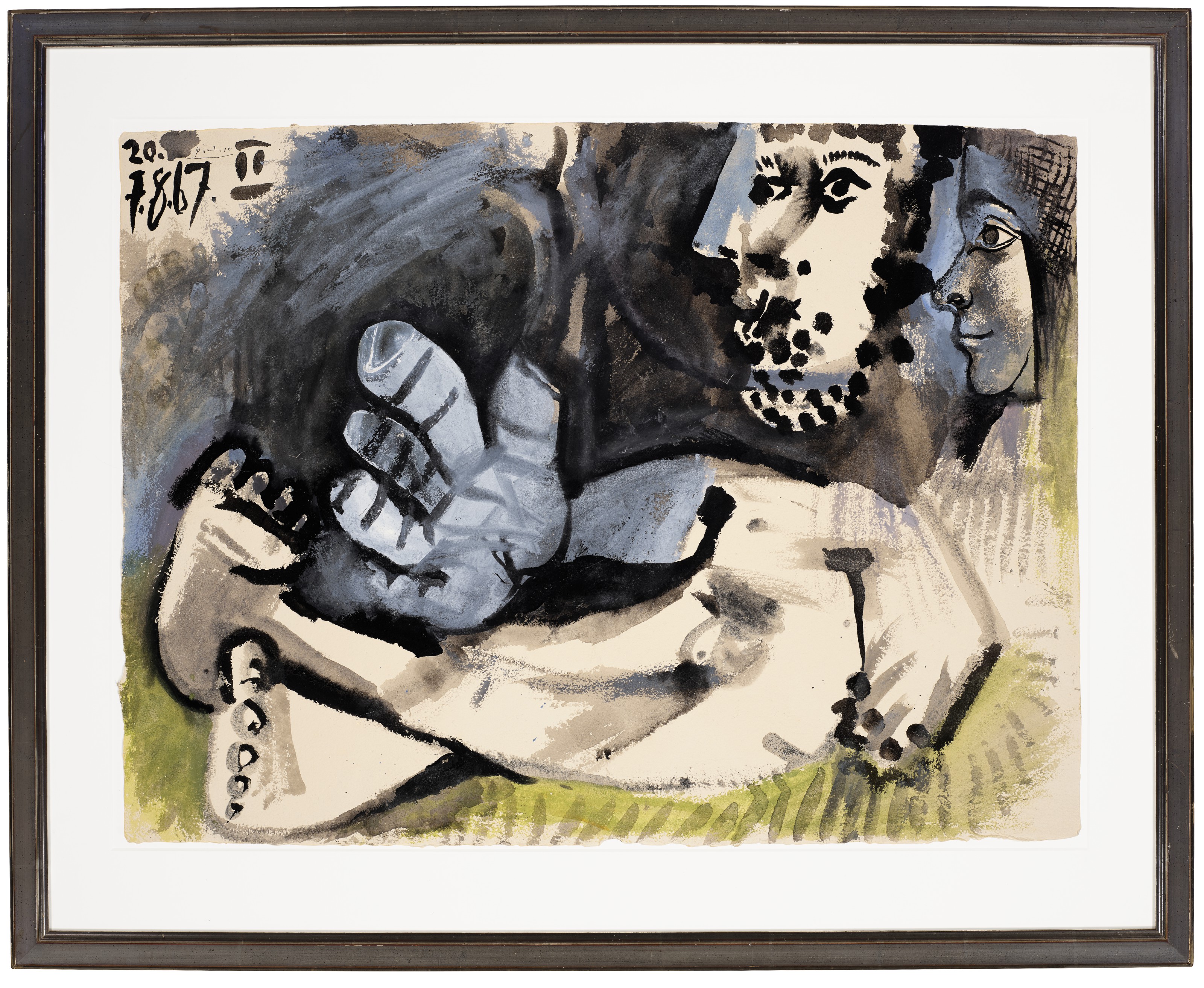 Pablo Picasso — Мужчина и женщина, изображение 2