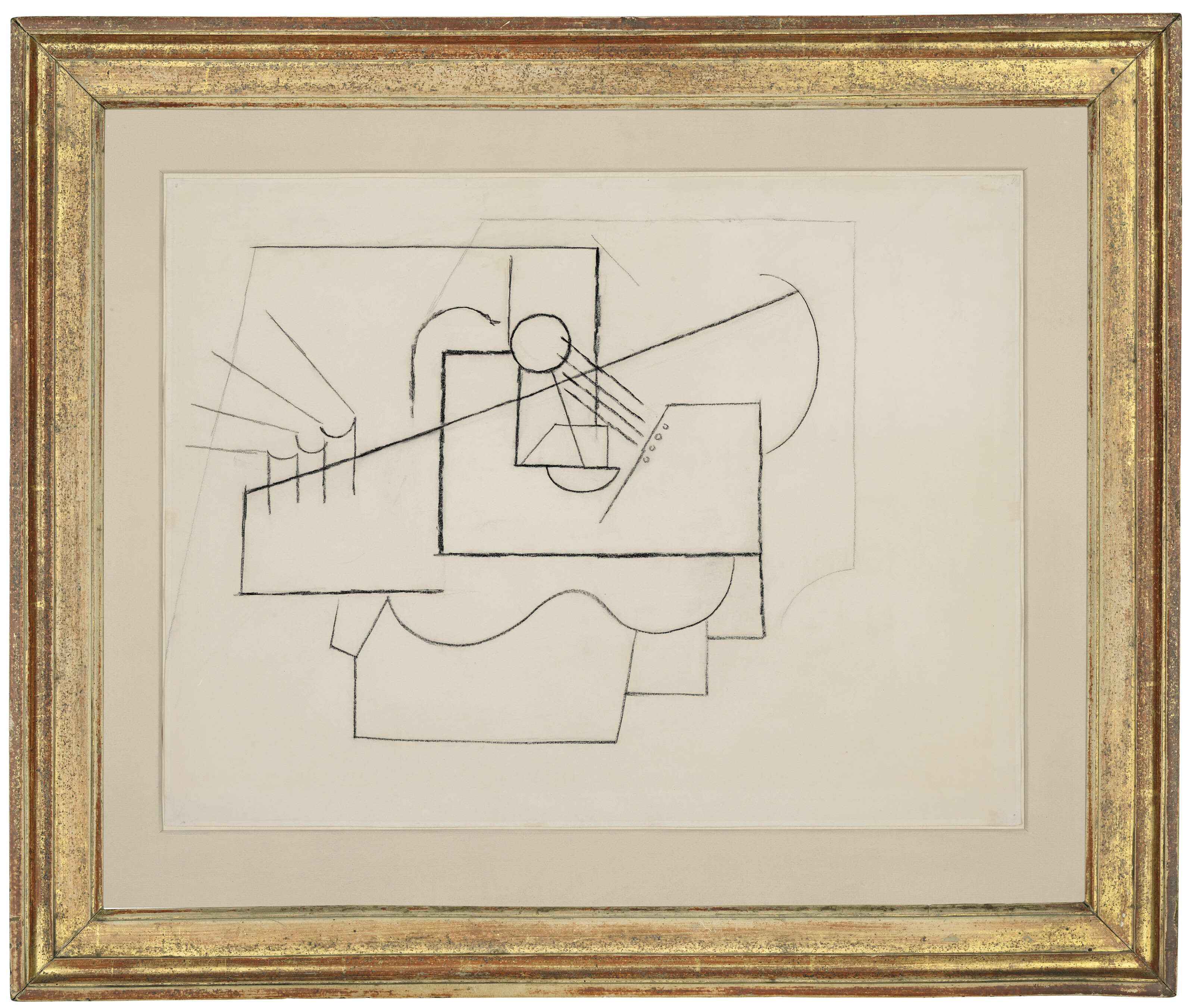 Pablo Picasso — Гитара за одним столом, изображение 2