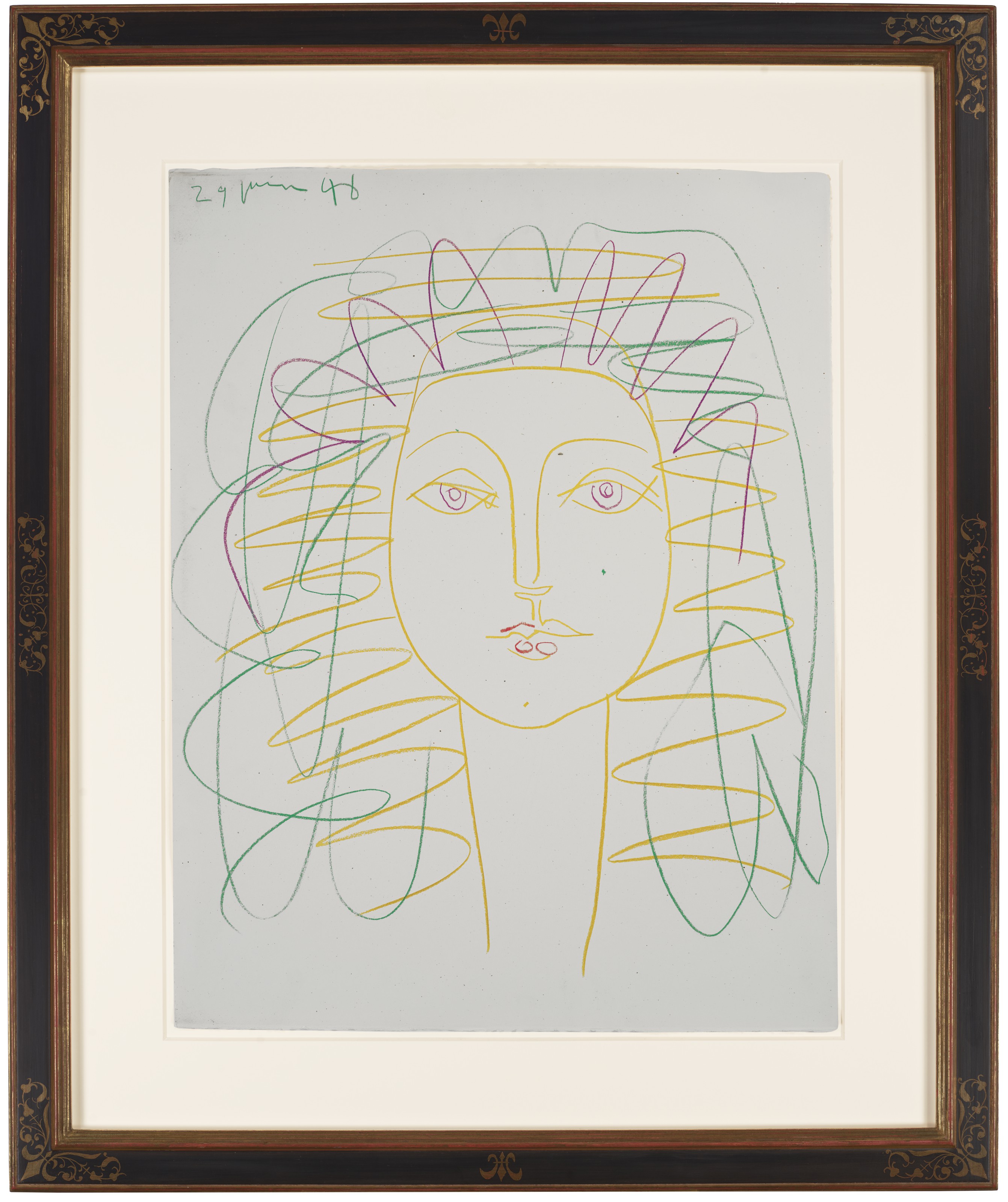 Pablo Picasso — Женский портрет (Франсуаза), изображение 2
