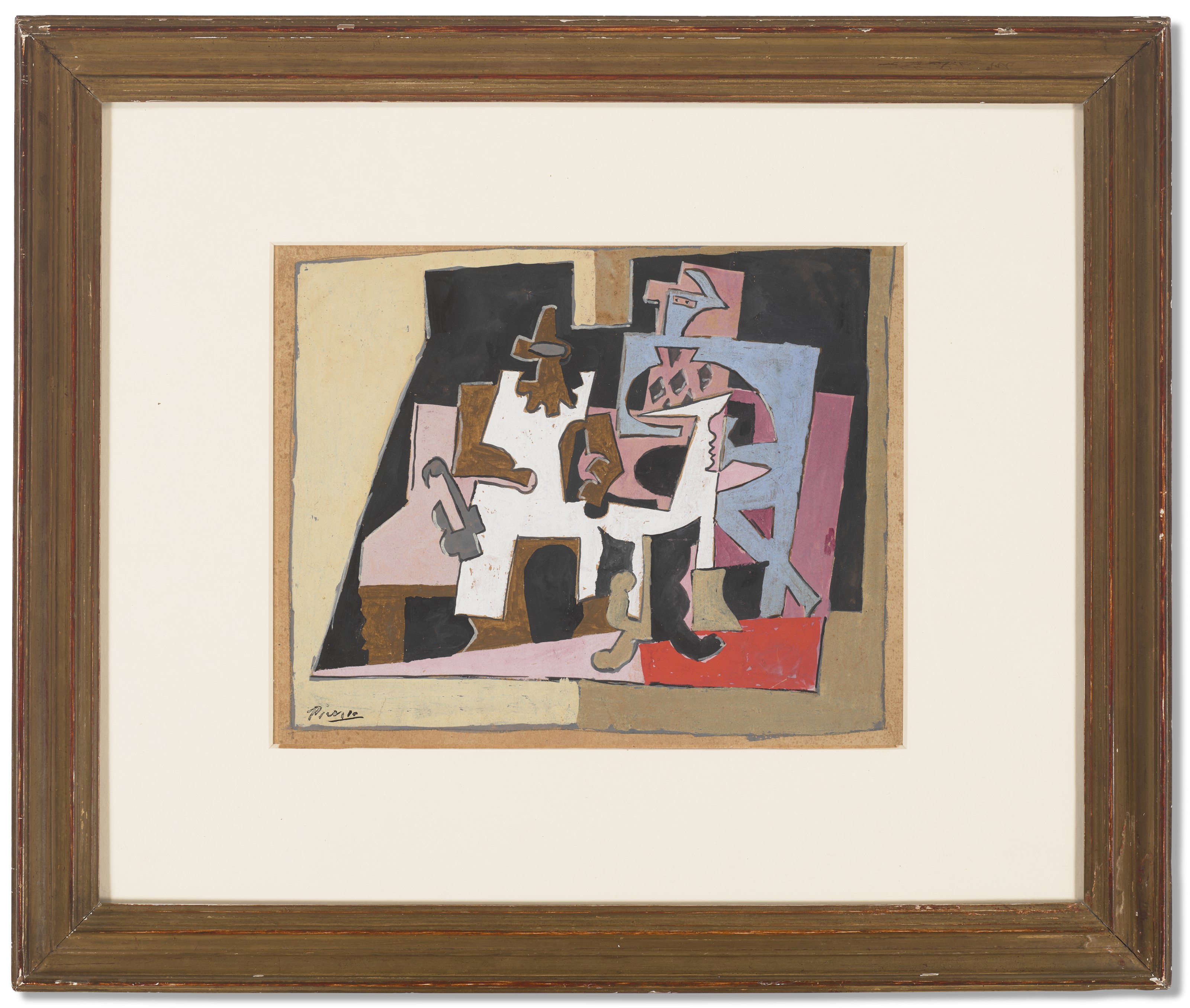 Pablo Picasso — Пьеро и Арлекин, изображение 2