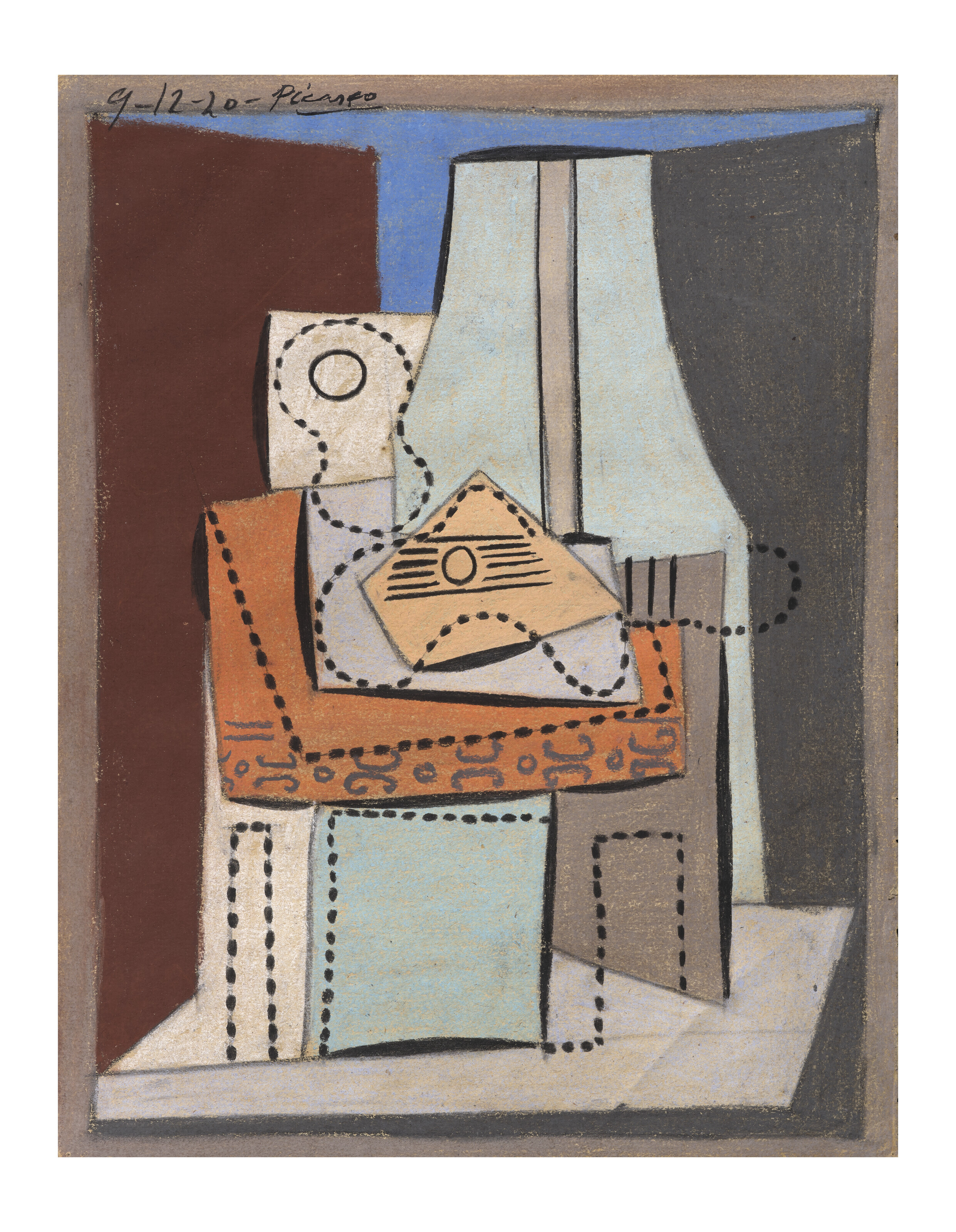 Pablo Picasso — Смерть природы. Гитара и композиция IV, изображение 1