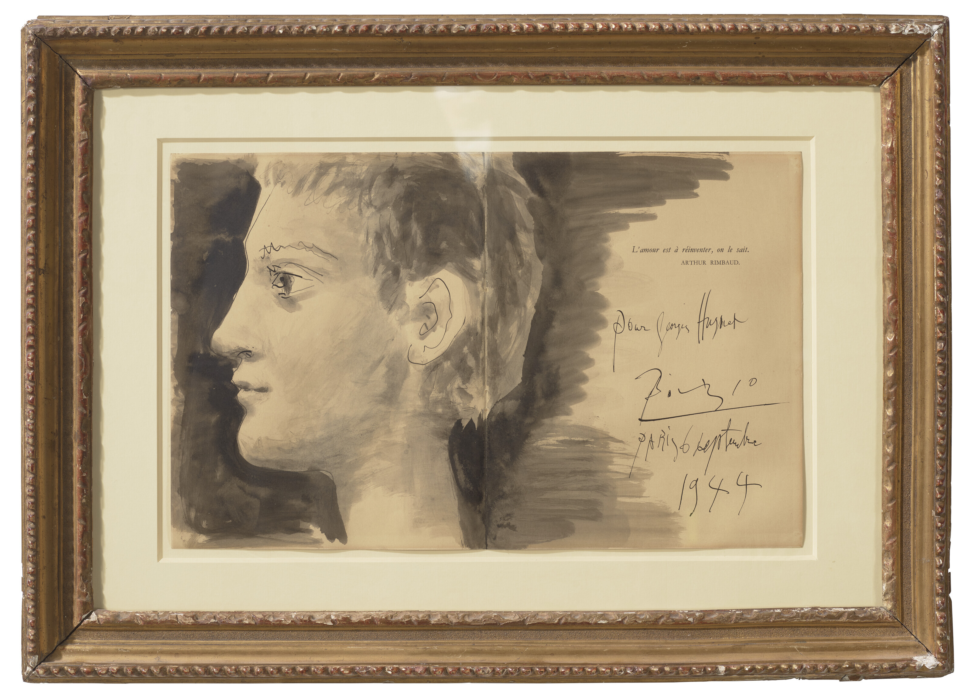 Pablo Picasso — Молодой человек в профиле, изображение 2