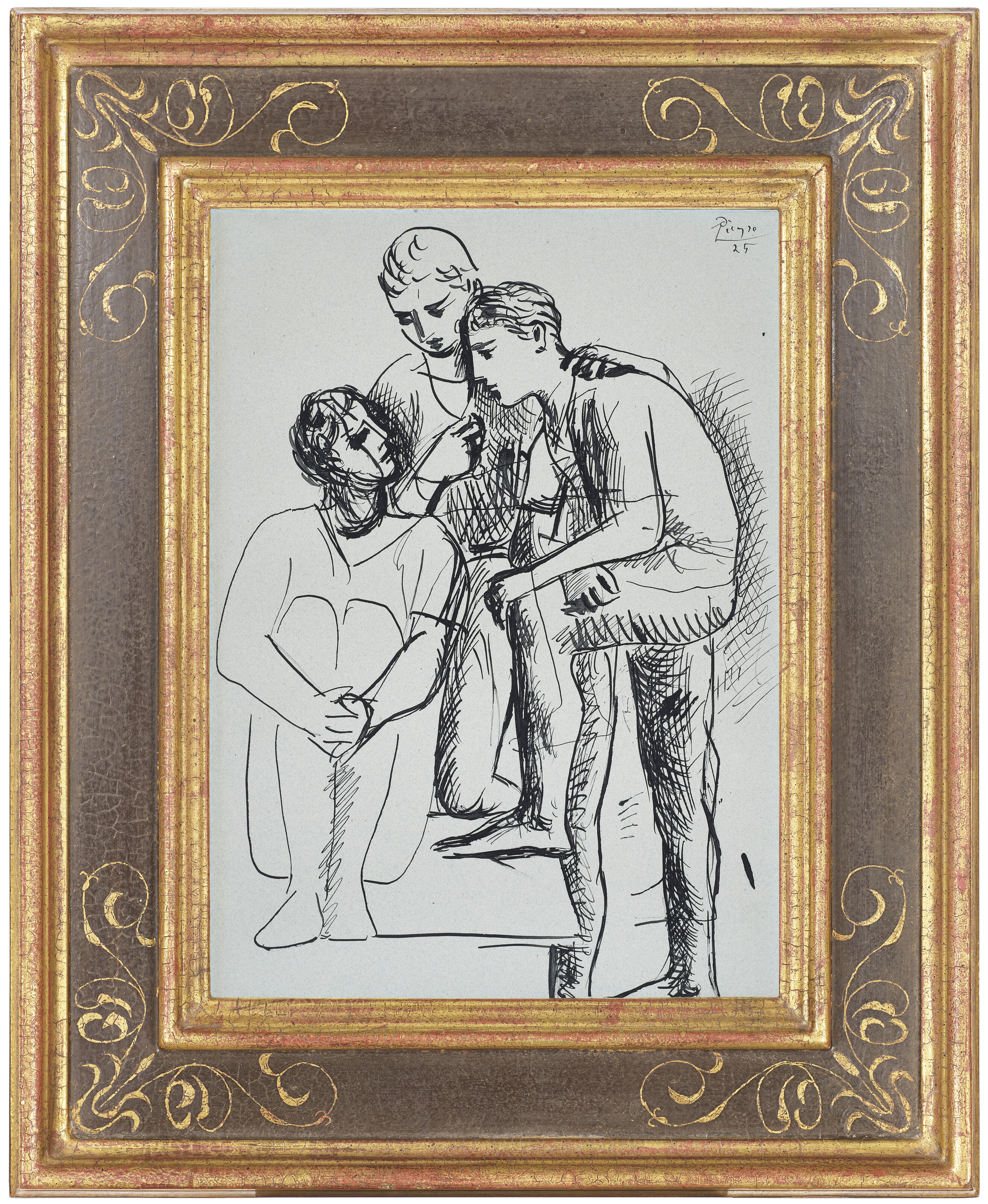 Pablo Picasso — Трое танцоров, изображение 2