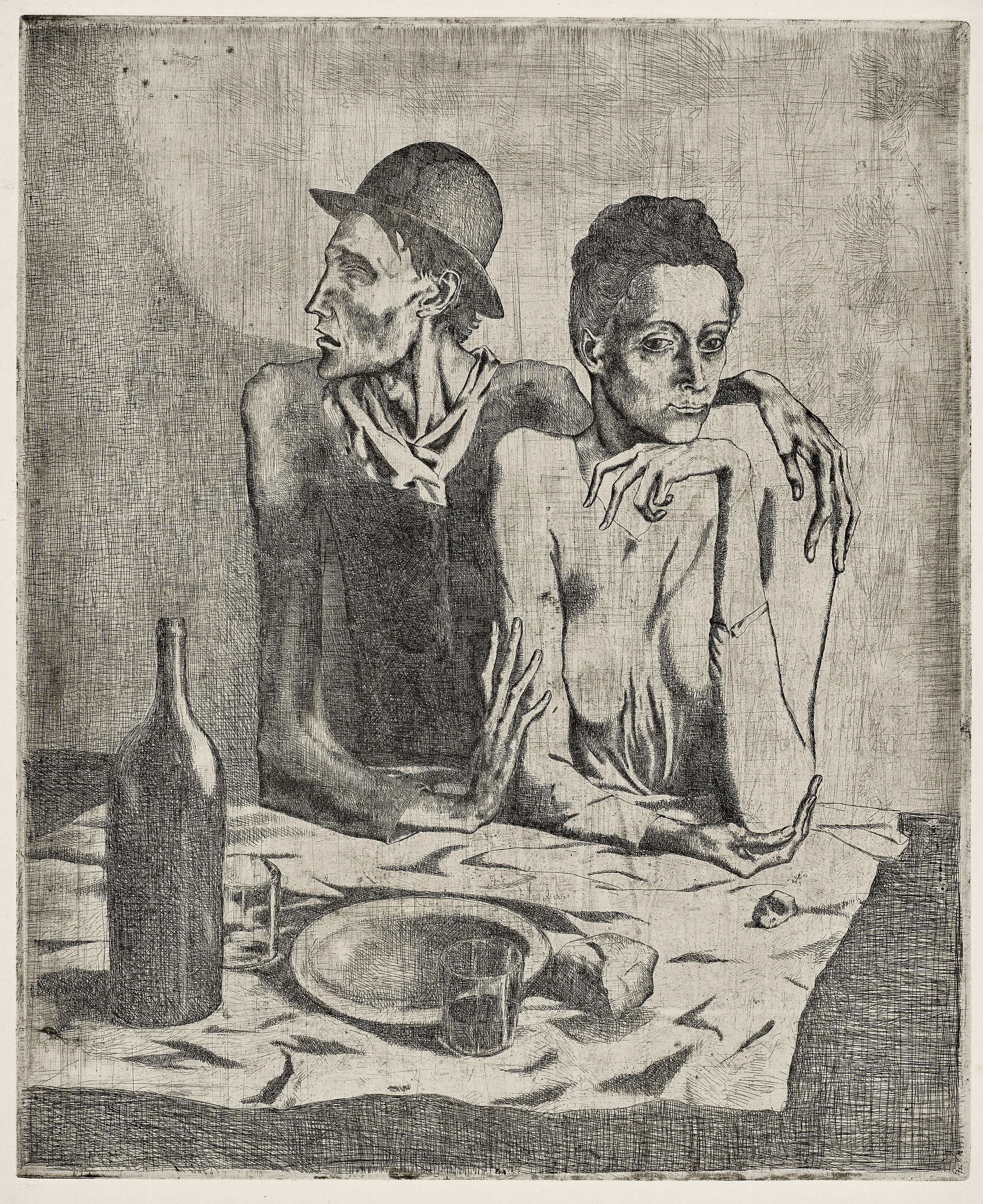 Pablo Picasso — Скромный обед из "Свиты Сальтимбанков", изображение 1