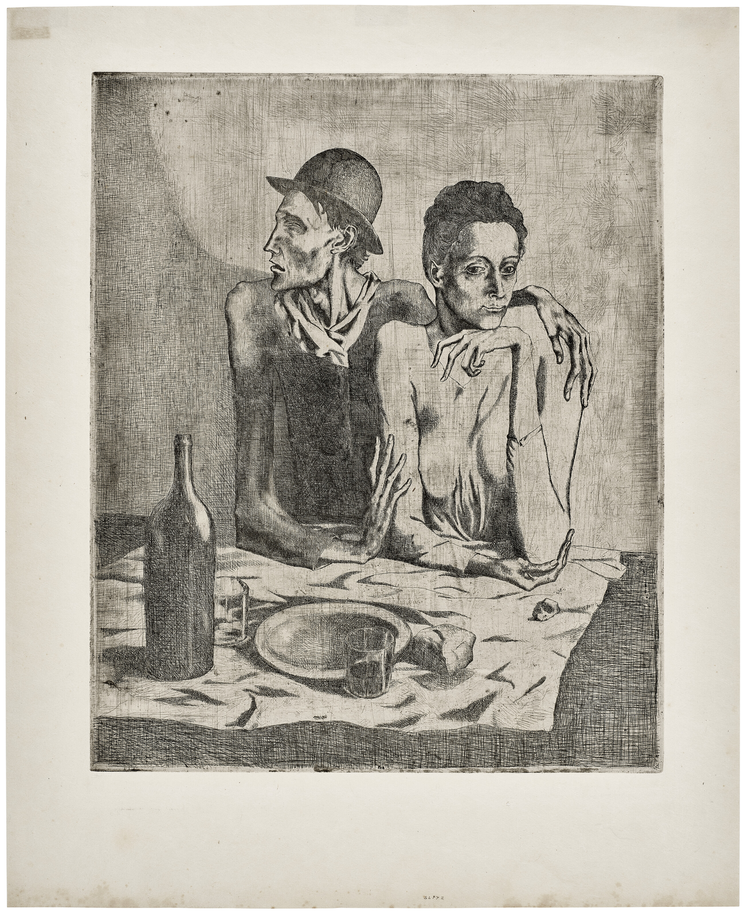 Pablo Picasso — Скромный обед из "Свиты Сальтимбанков", изображение 3