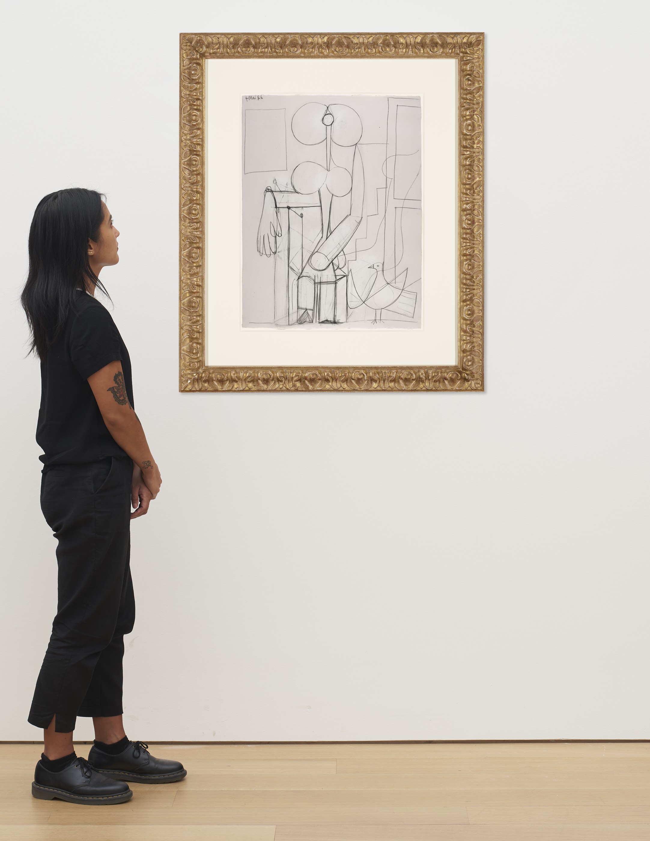 Pablo Picasso — Этюд о женщине, танцующей в одиночестве, изображение 4