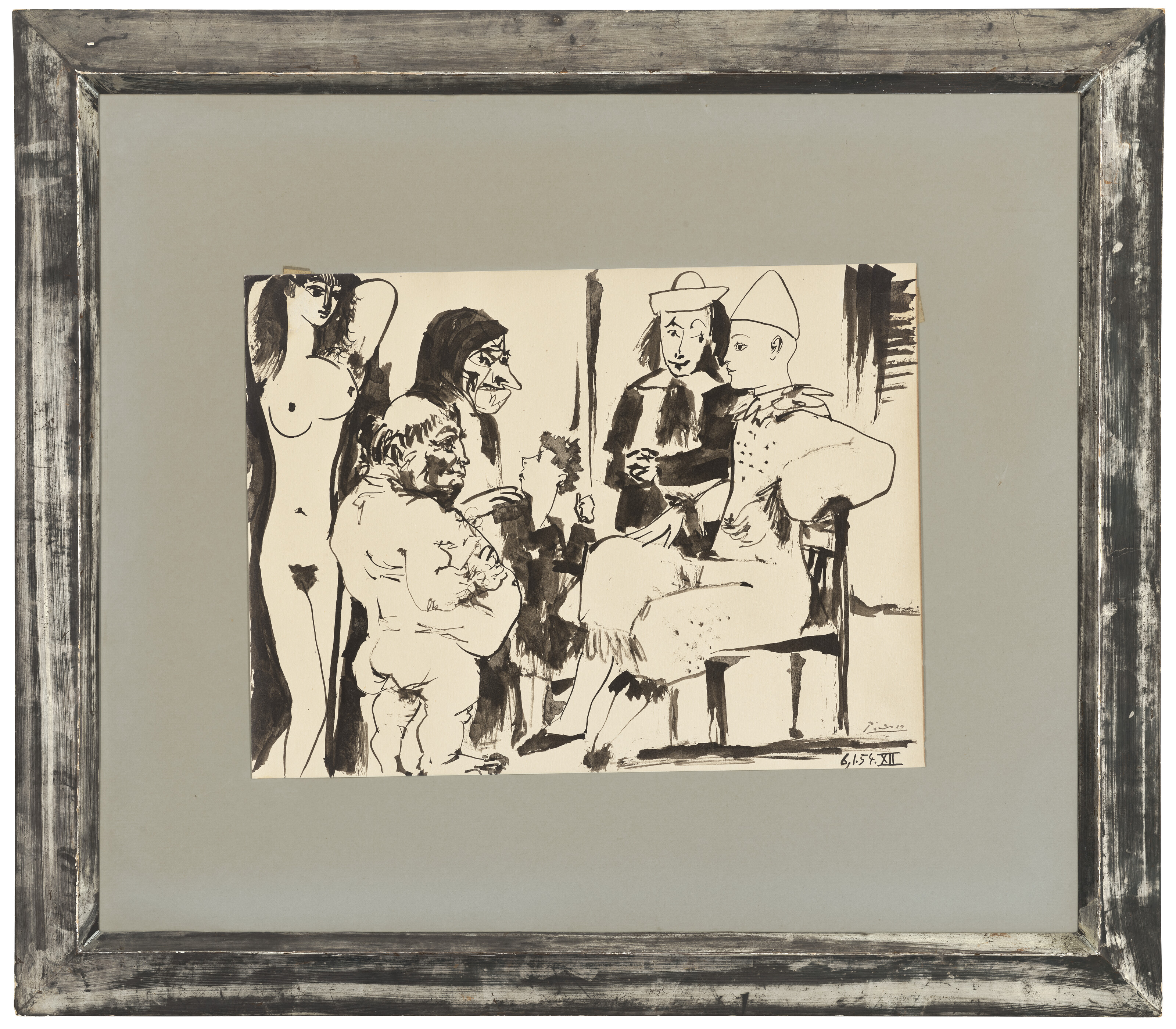 Pablo Picasso — Танец в ложе клоуна, изображение 2