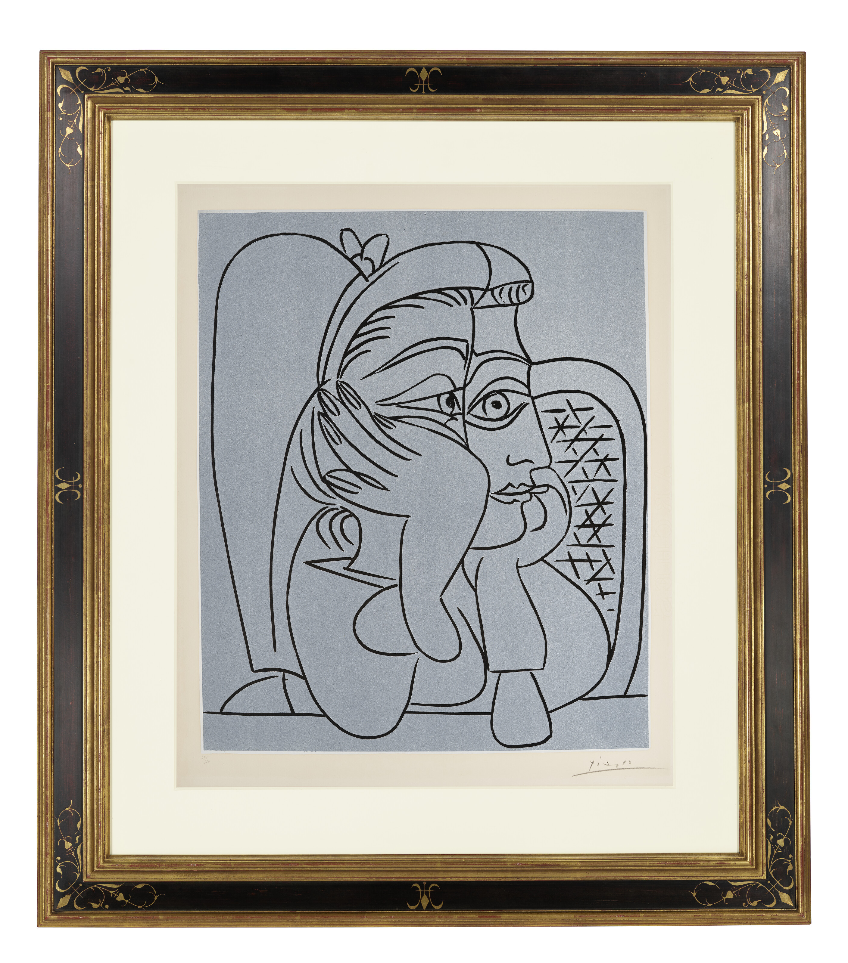 Pablo Picasso — Портрет в одежде Жаклин, изображение 2