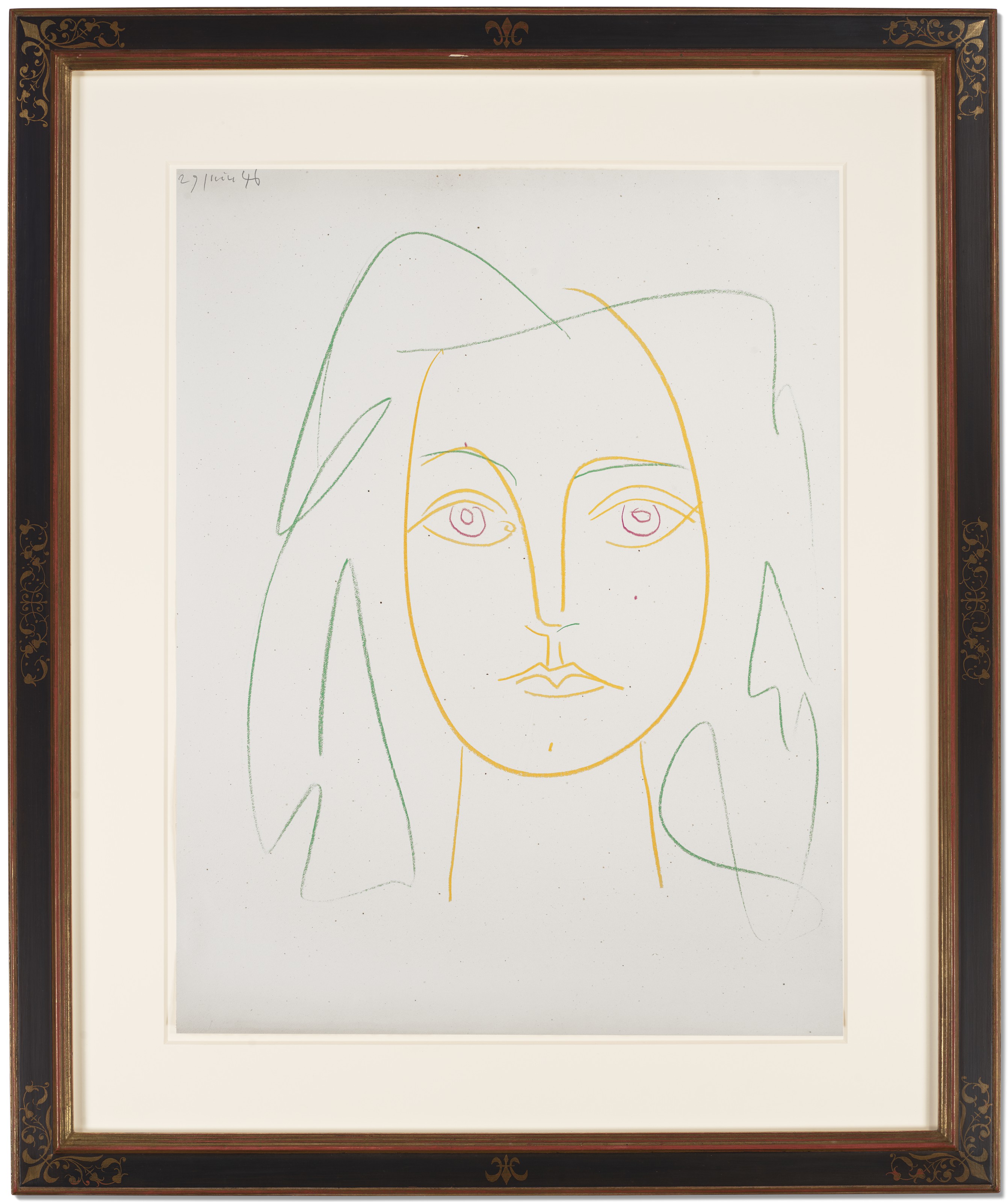 Pablo Picasso — Женский портрет (Франсуаза), изображение 2