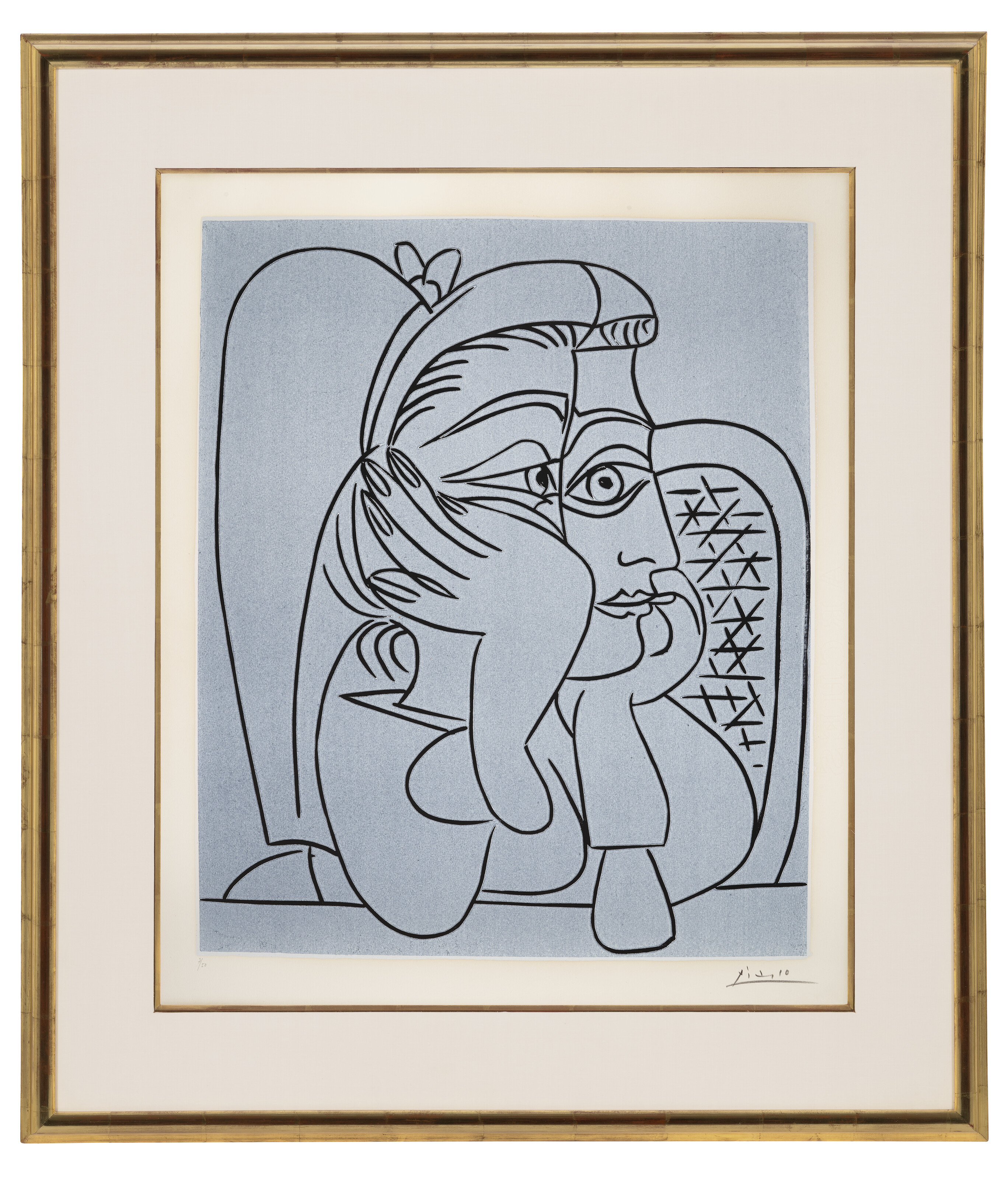 Pablo Picasso — Портрет в одежде Жаклин, изображение 2