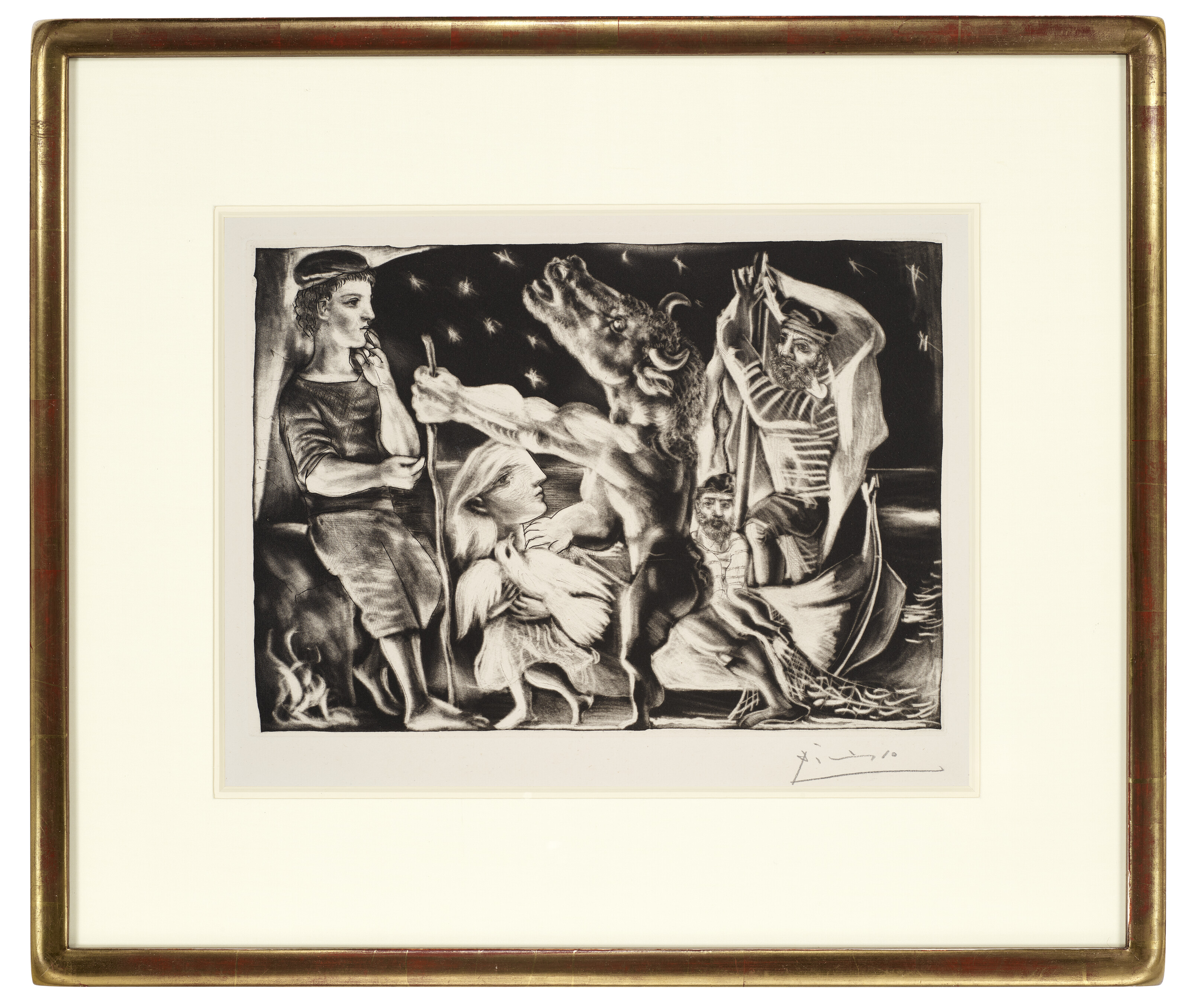 Pablo Picasso — Минотавр - путеводитель по ночной жизни, из "Люкса Воллара", изображение 2