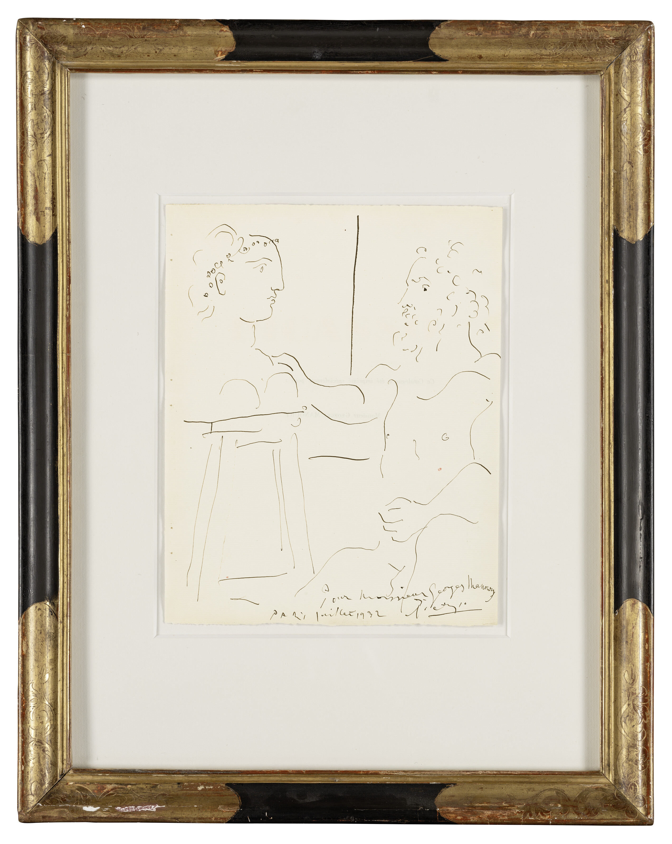 Pablo Picasso — Скульптор, создающий бюст молодой девушки из юной селлетты, изображение 2