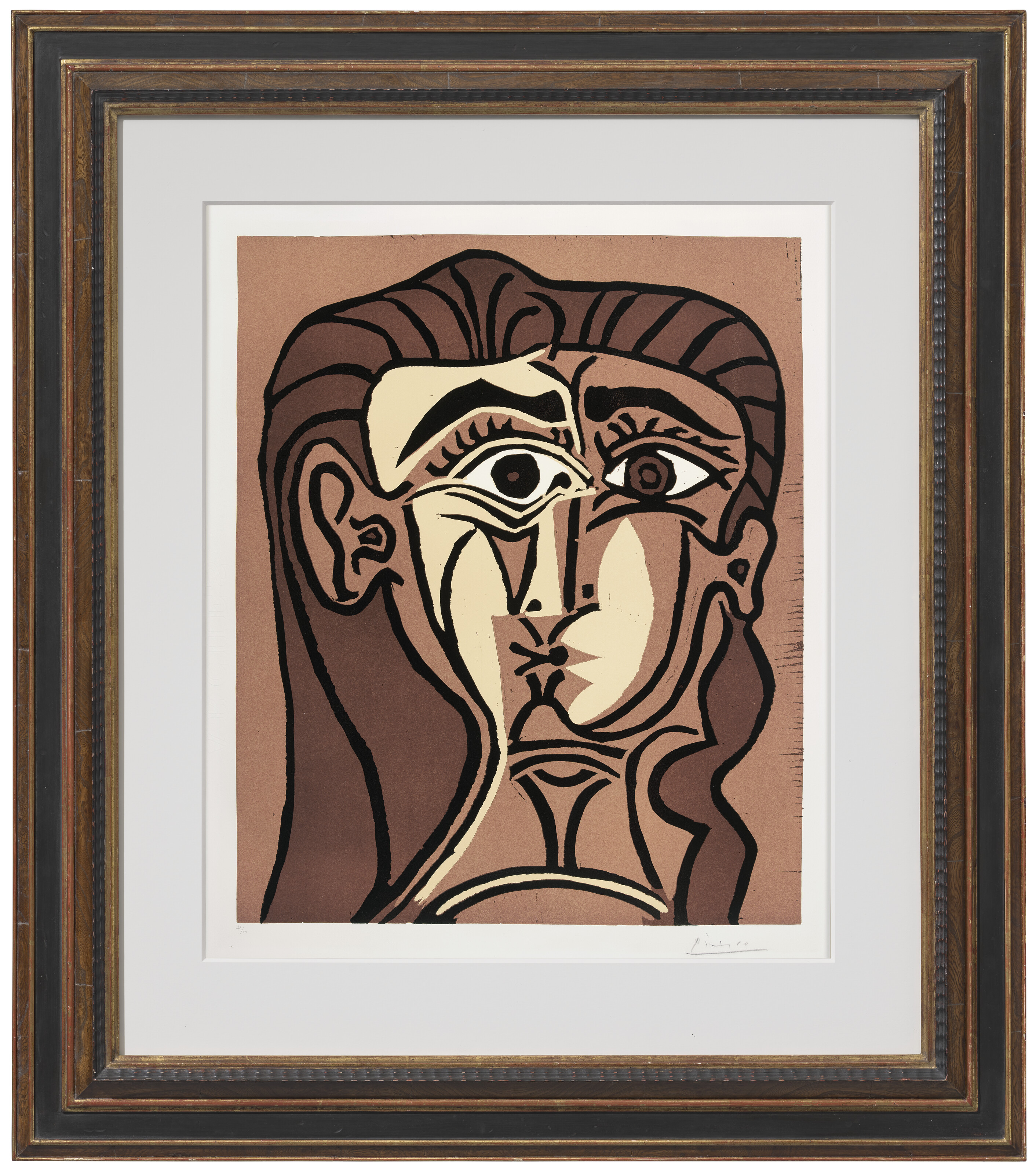 Pablo Picasso — Портрет Жаклин де Фейс II, изображение 2