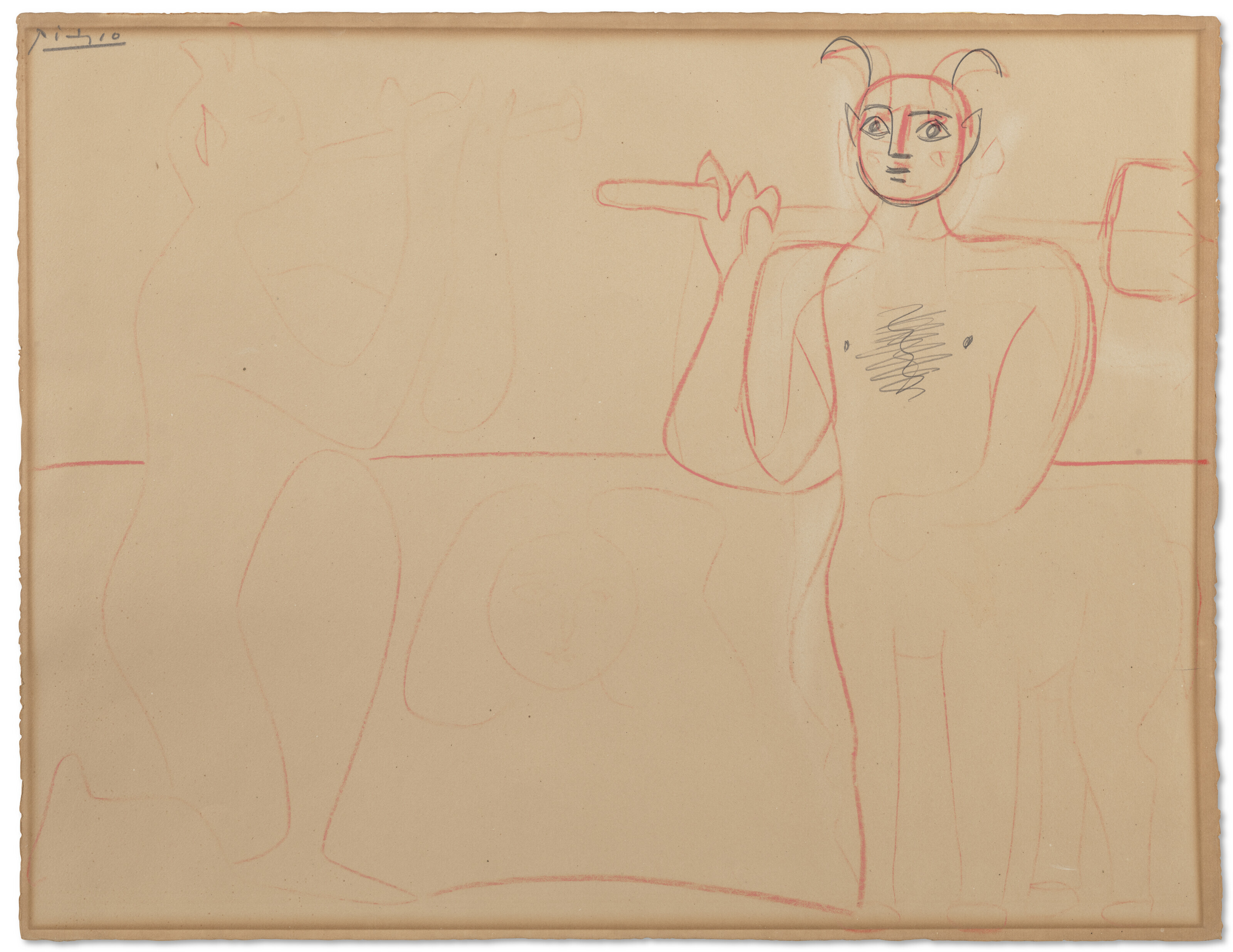 Pablo Picasso — Фавны и женщины наедине, изображение 2
