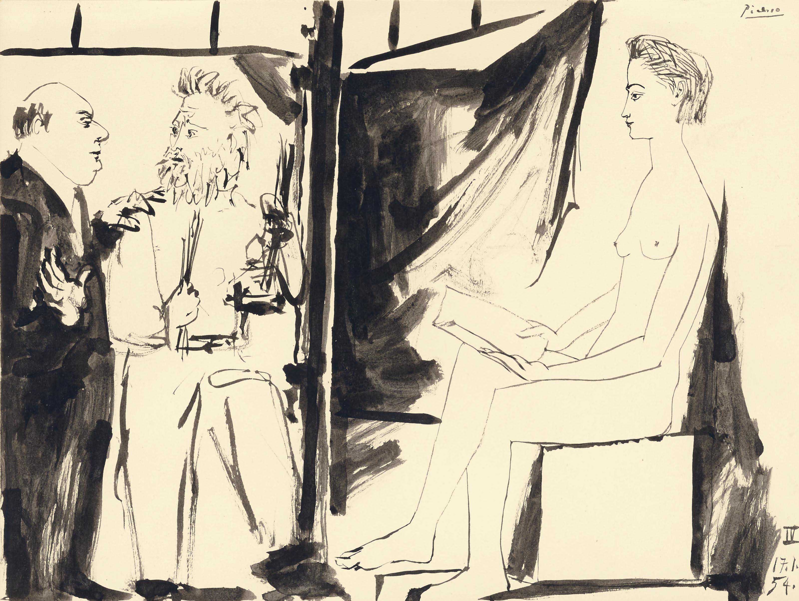 Pablo Picasso — Визит к продавцу