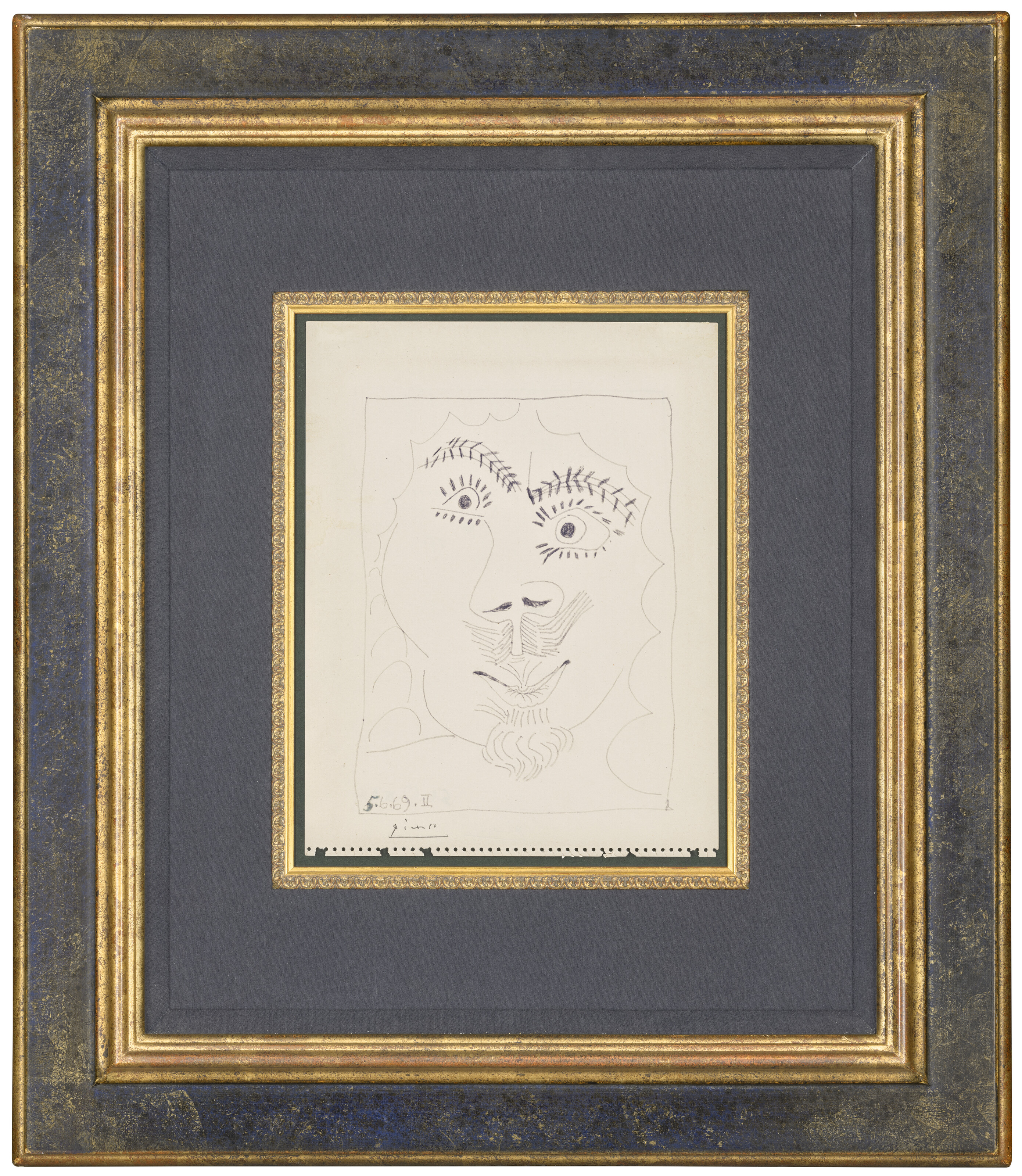 Pablo Picasso — Тет-а-тет (задом наперед) ; Тет-а-тет (оборотная сторона), изображение 3