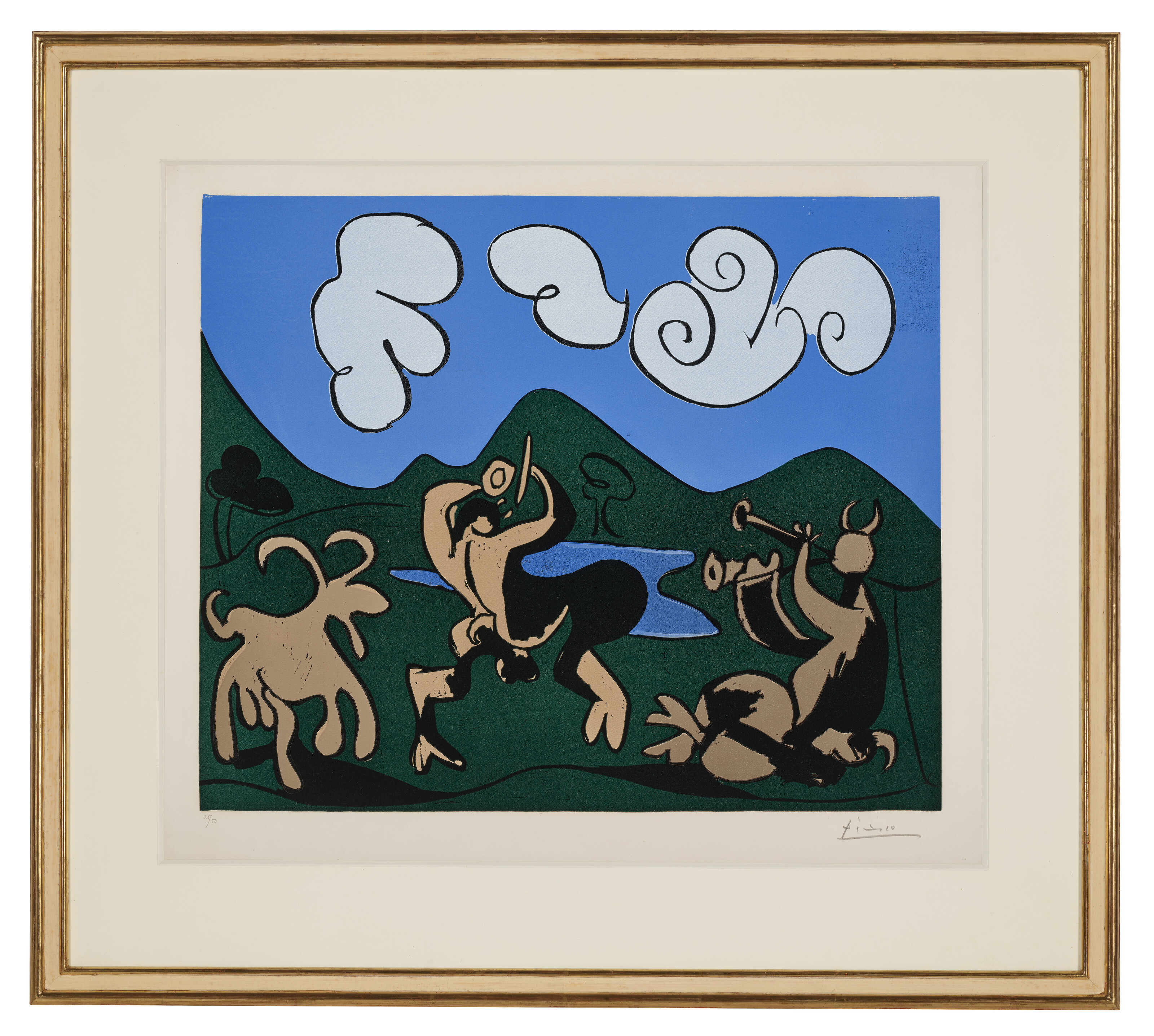 Pablo Picasso — Фавны и девы, изображение 2