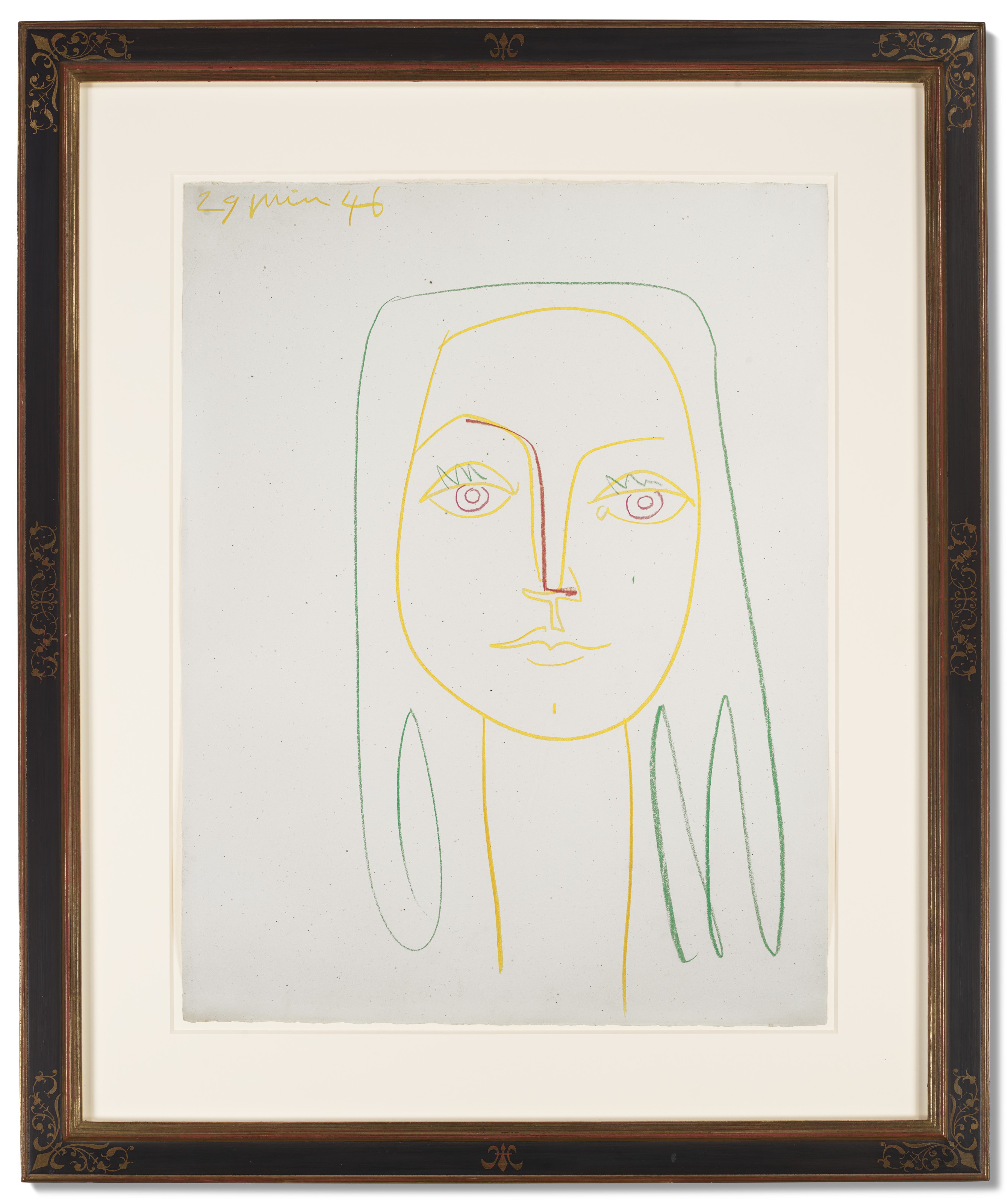 Pablo Picasso — Женский портрет (Франсуаза), изображение 2