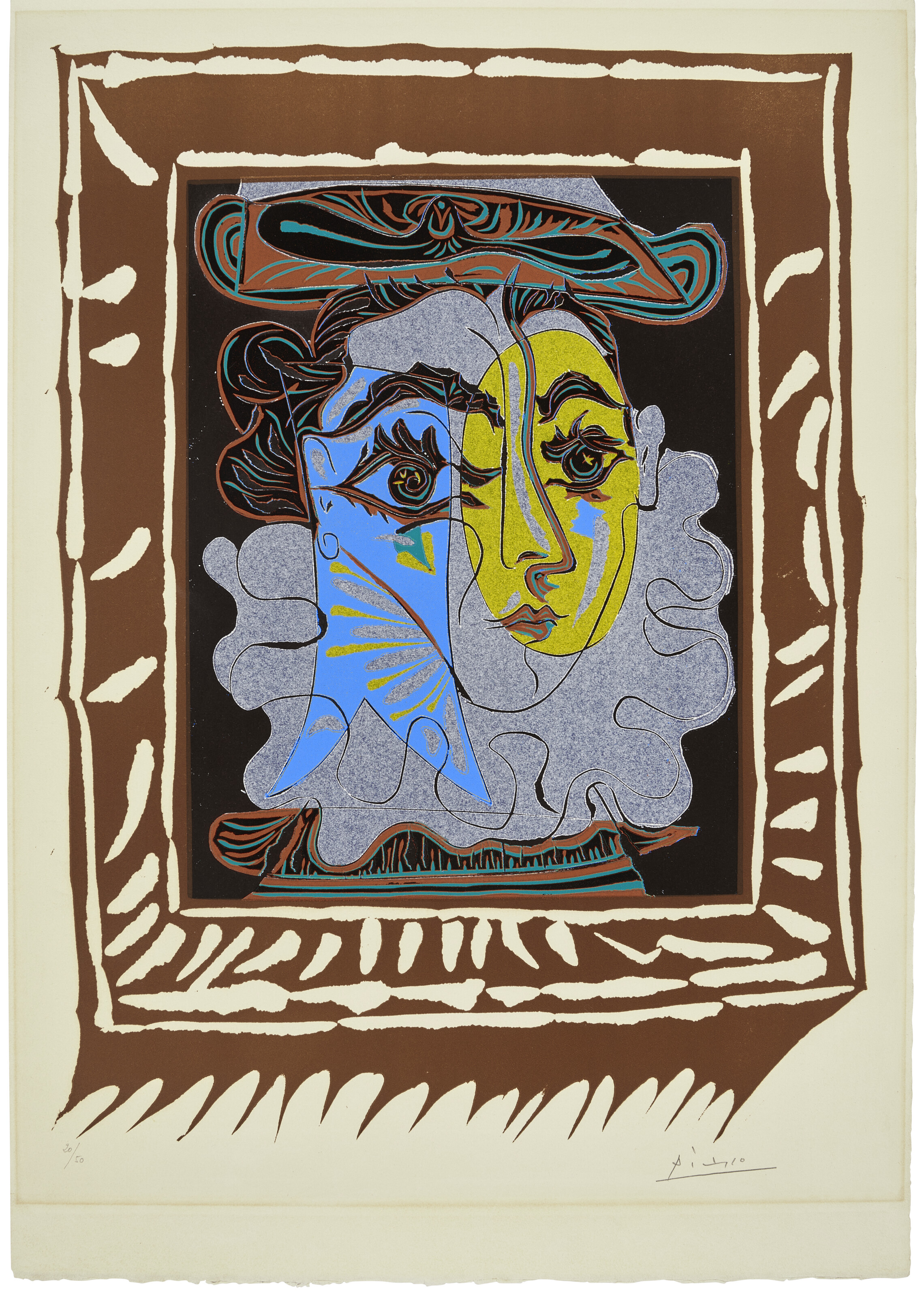 Pablo Picasso — Женский портрет в стиле фрейз и во вводной части, изображение 3