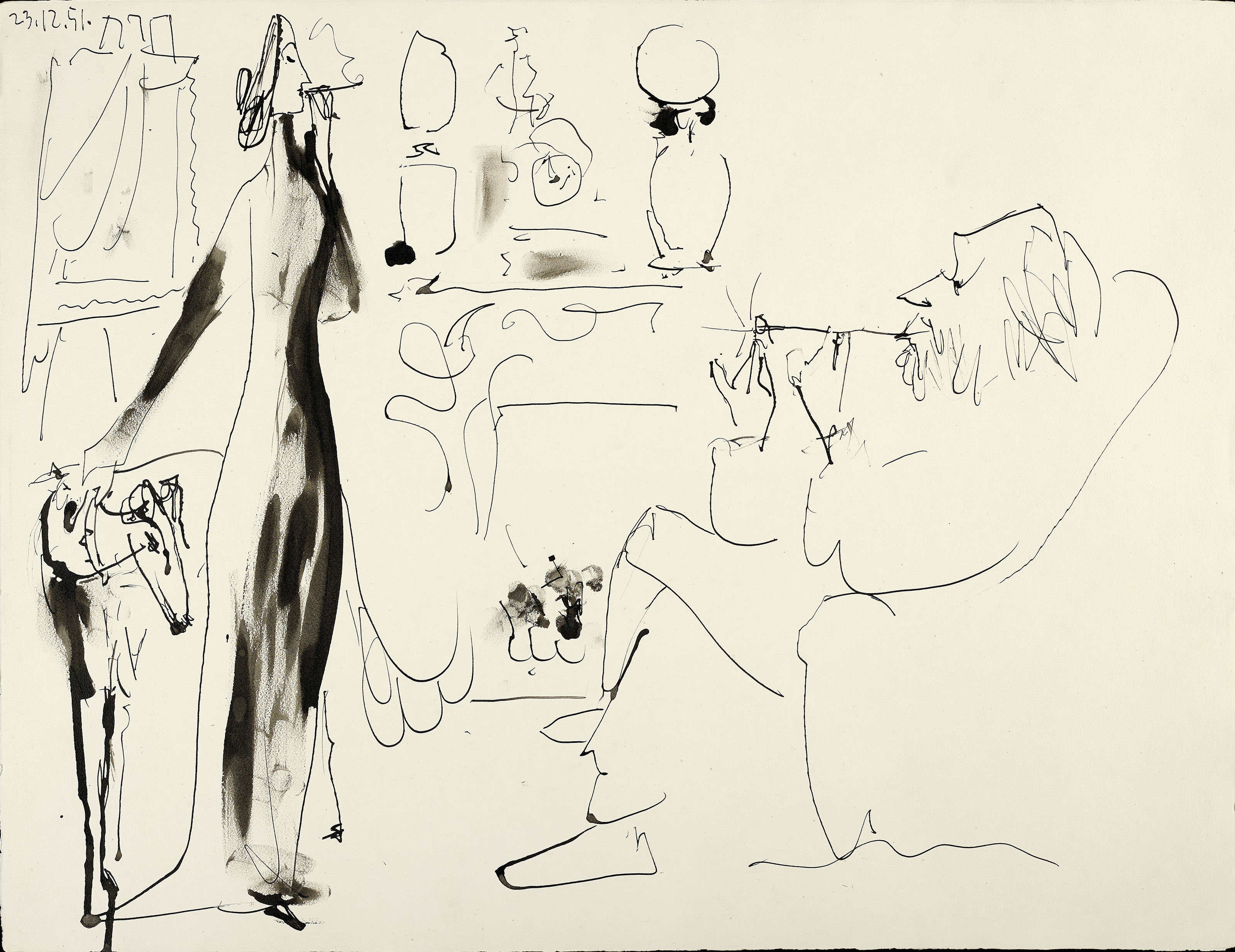 Pablo Picasso — Любители дыма