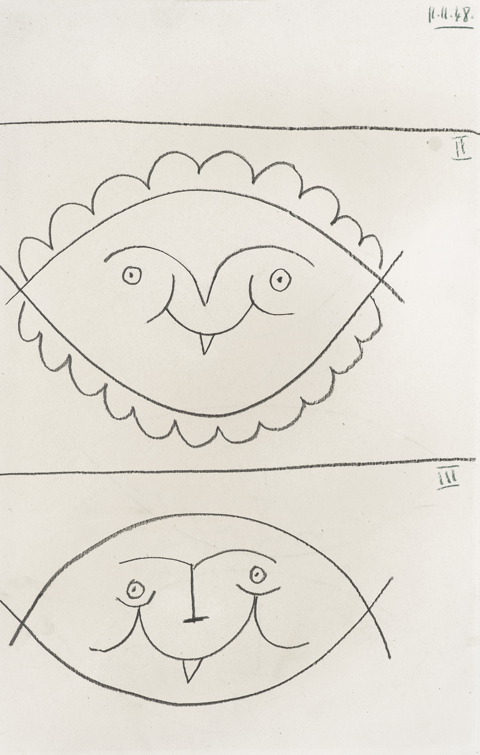 Pablo Picasso — Этюды (прямая и оборотная сторона ), изображение 2