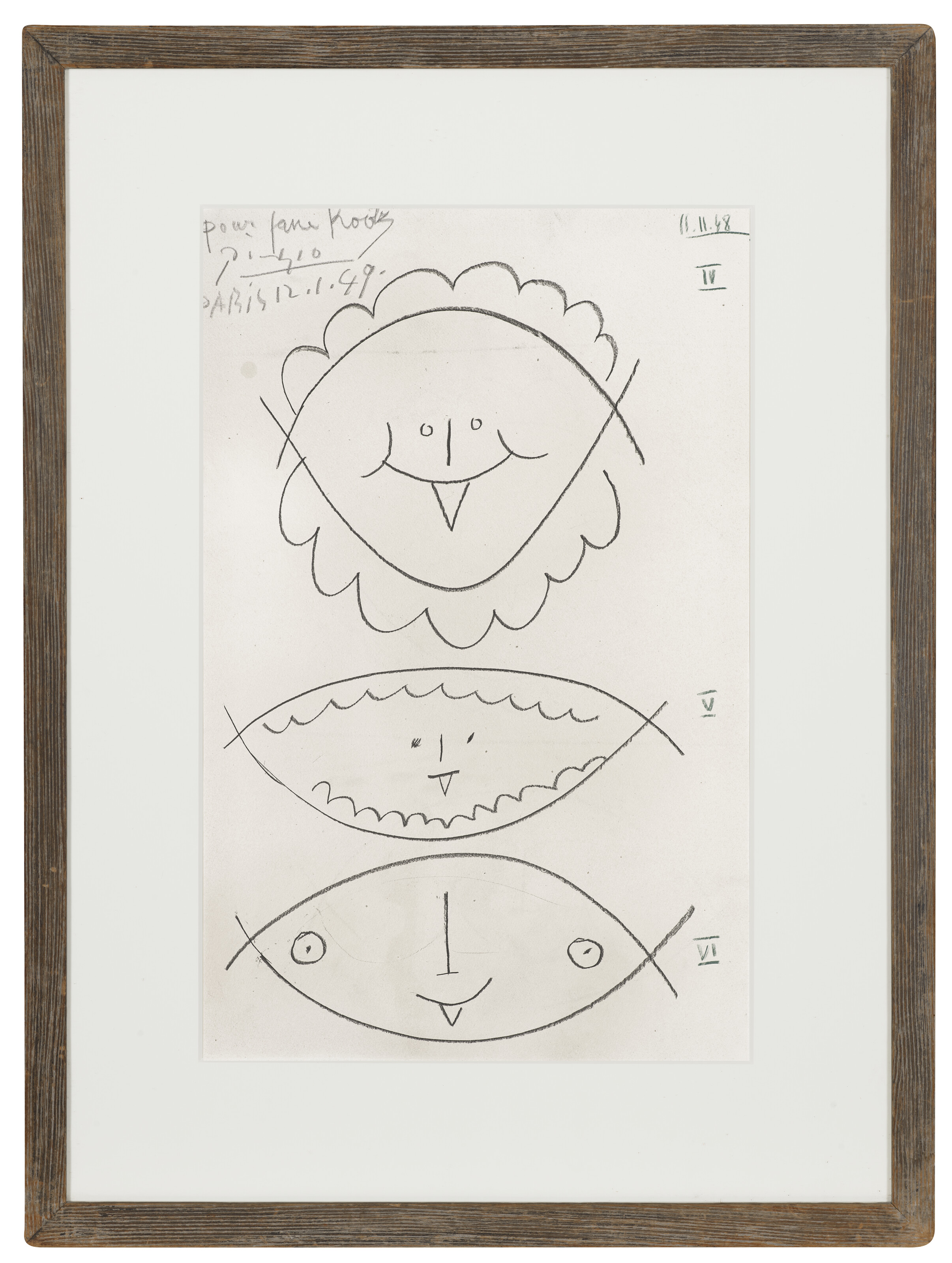 Pablo Picasso — Этюды (прямая и оборотная сторона ), изображение 3