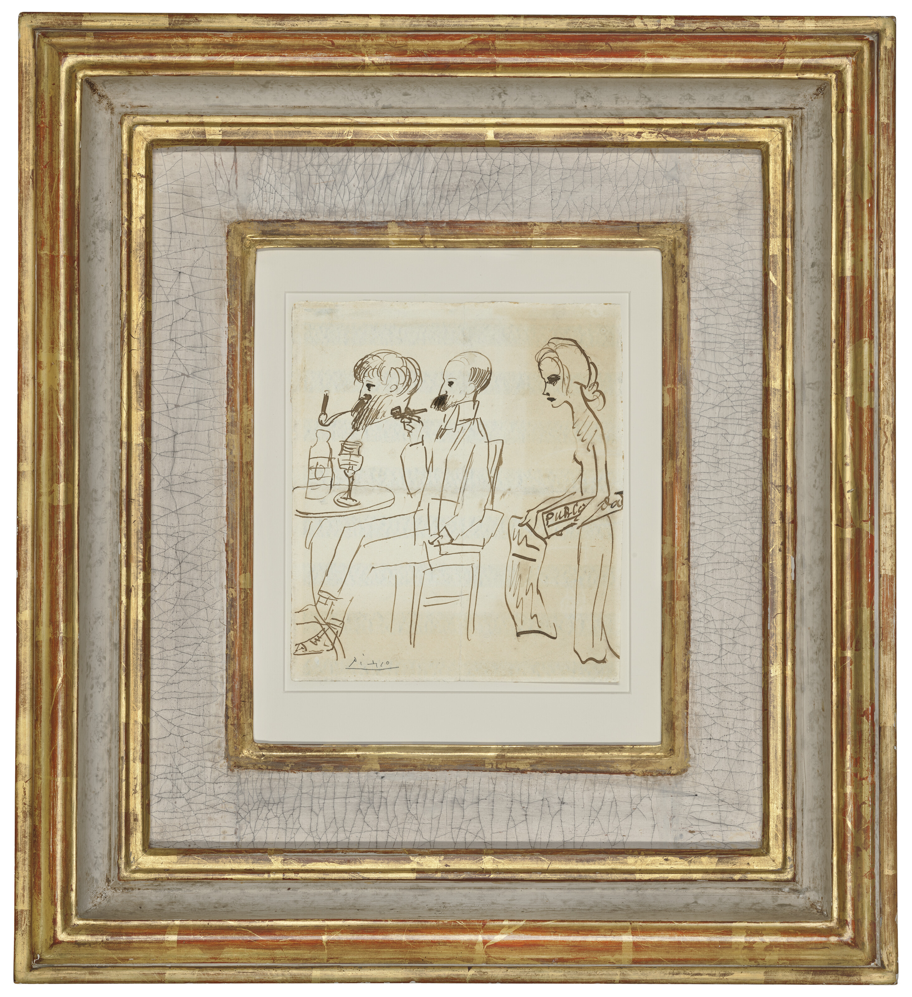 Pablo Picasso — Русиньоль, Утрилло и другие продавщицы журналов, изображение 3
